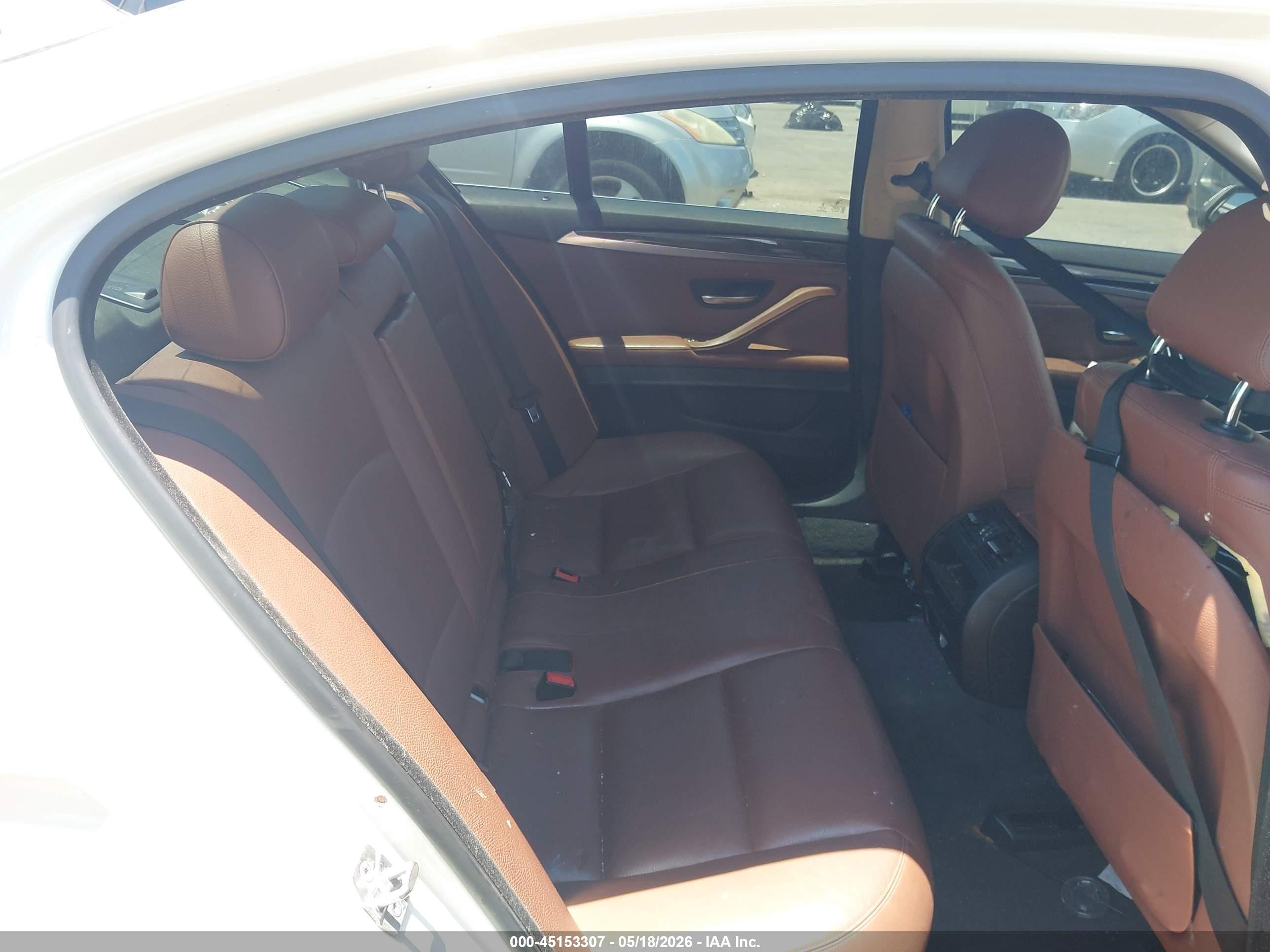 2015 Bmw 528i   White vin: WBA5A5C55FD524492