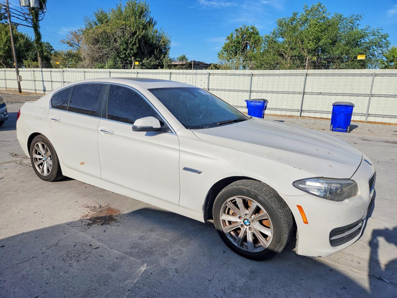2014 Bmw 528 I Белый vin: WBA5A5C56ED500006