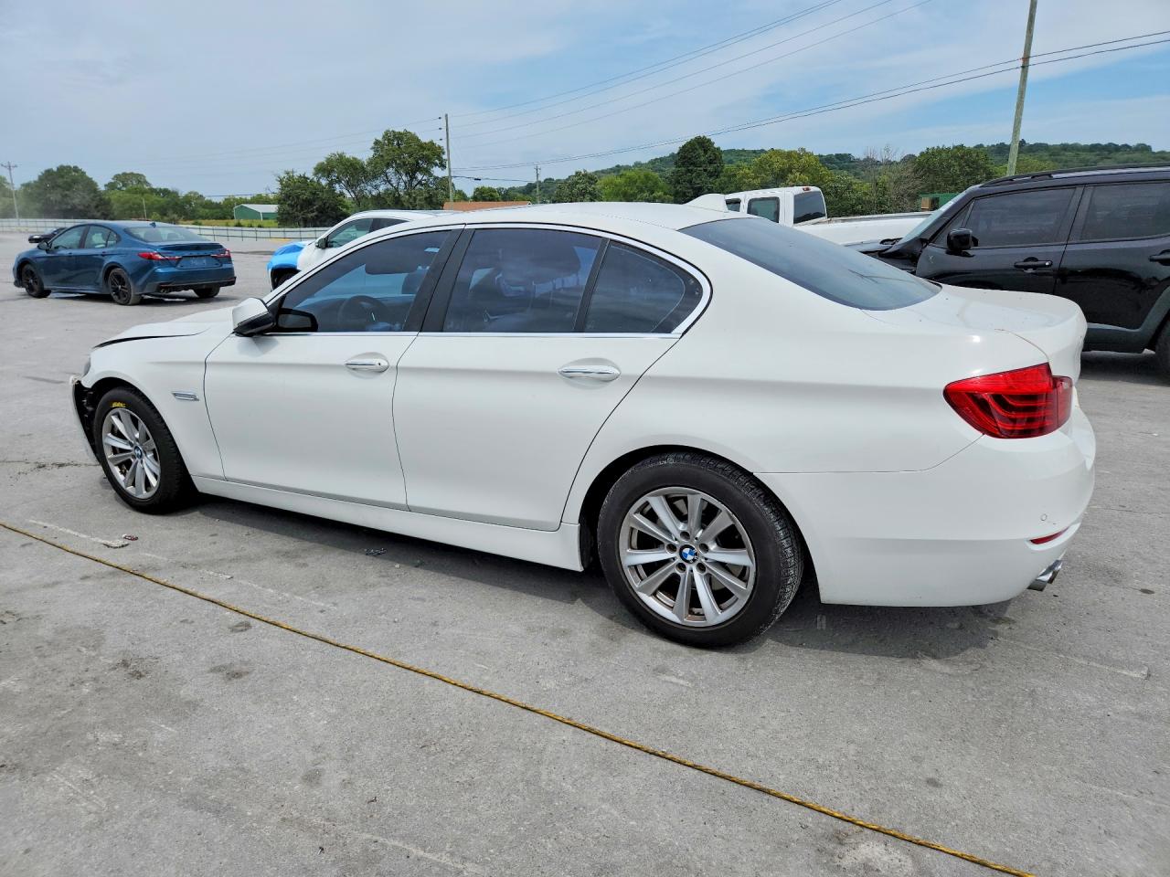 2014 Bmw 528 I White vin: WBA5A5C56ED504492