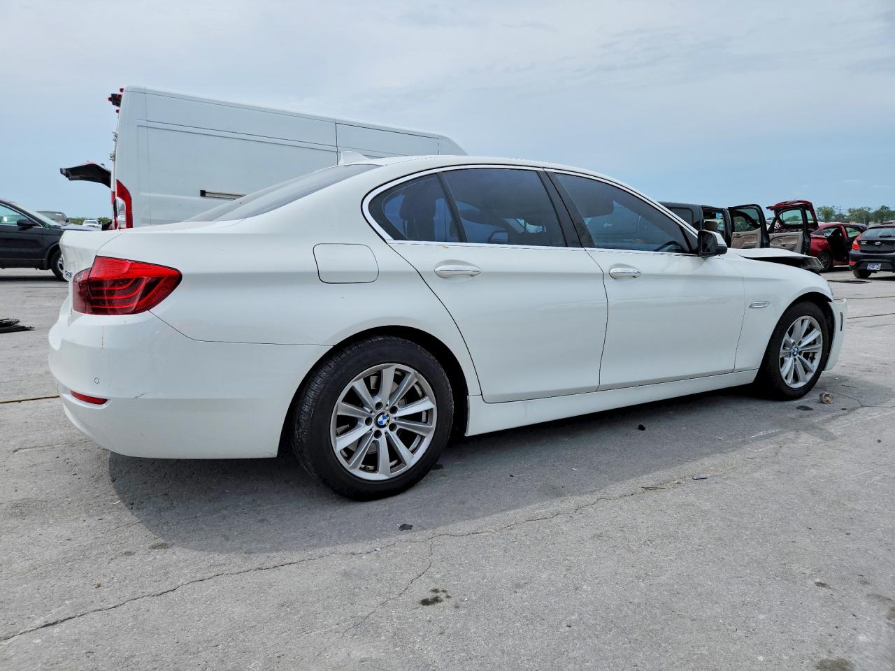 2014 Bmw 528 I White vin: WBA5A5C56ED504492