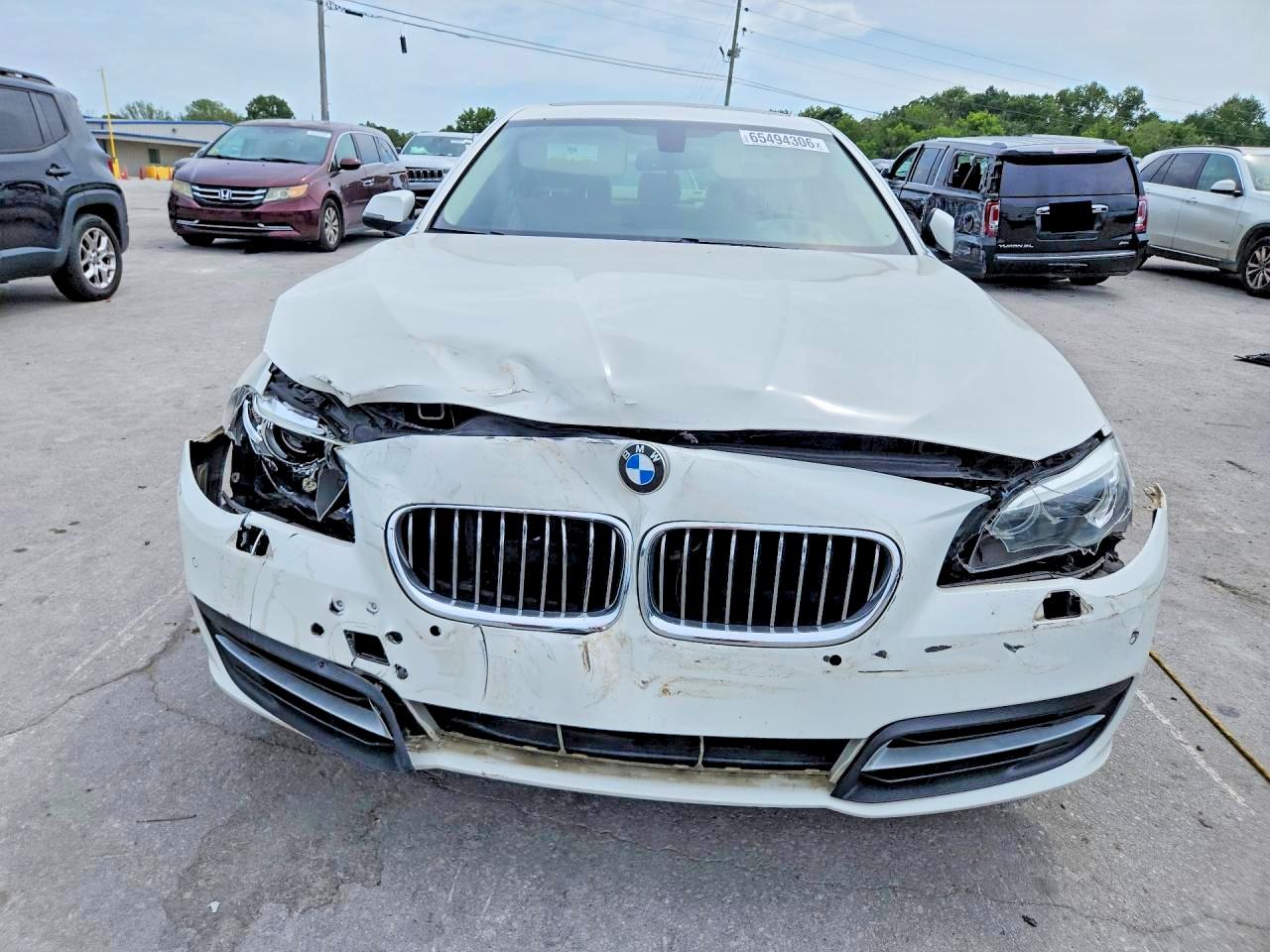 2014 Bmw 528 I White vin: WBA5A5C56ED504492