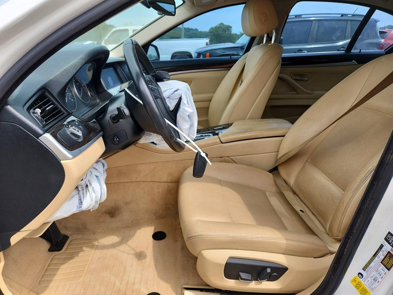 2014 Bmw 528 I White vin: WBA5A5C56ED504492