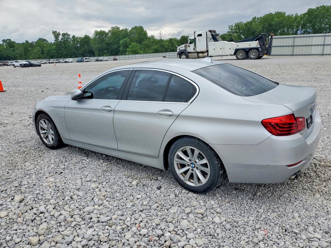 2014 Bmw 528 I Silver vin: WBA5A5C56ED505111