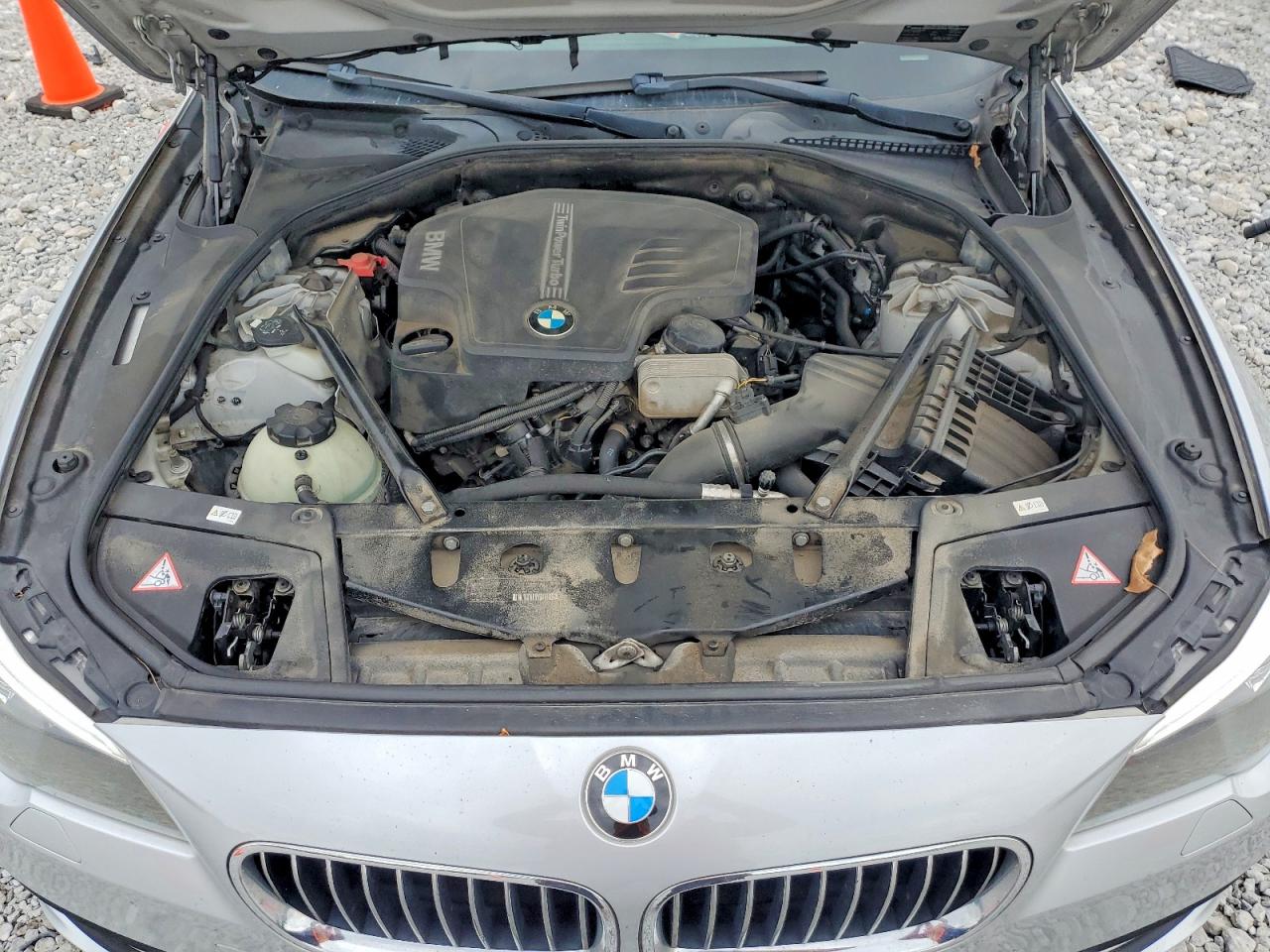 2014 Bmw 528 I Silver vin: WBA5A5C56ED505111