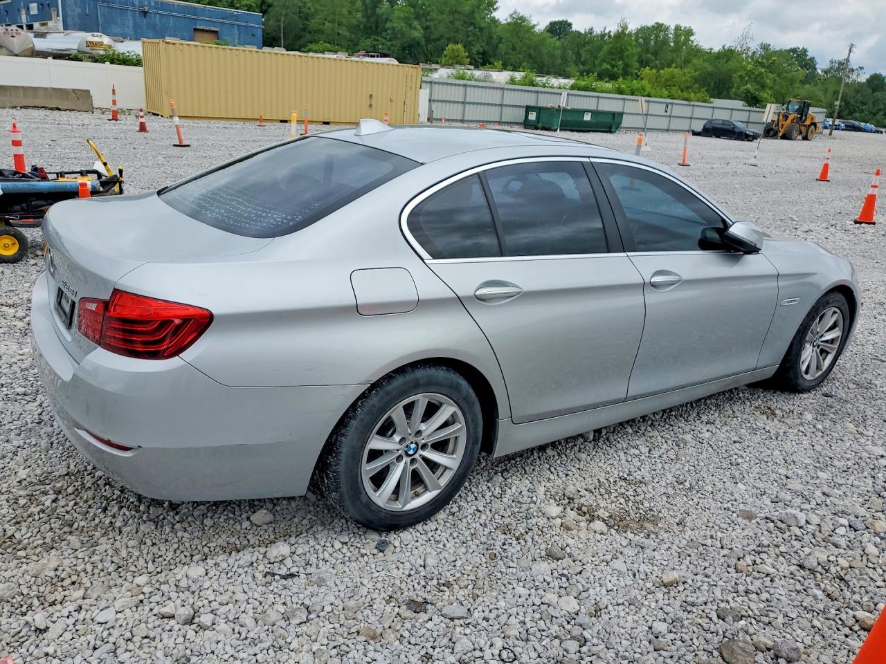 2014 Bmw 528 I Silver vin: WBA5A5C56ED505111