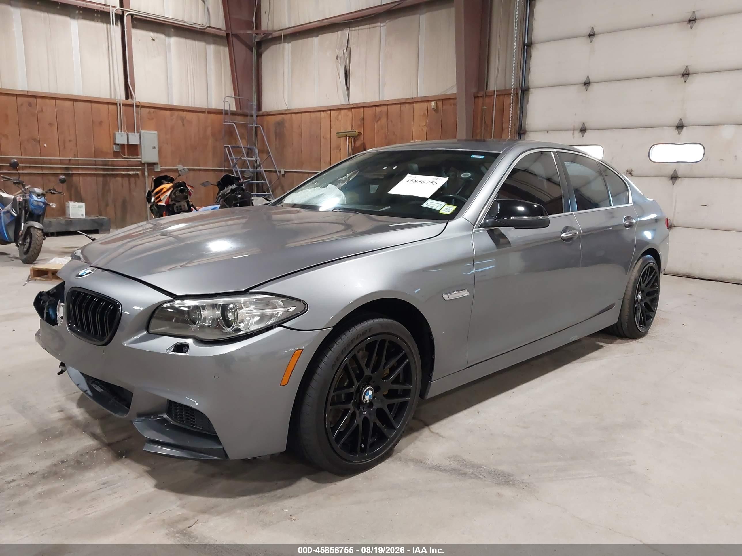 2014 Bmw 528 I Gray vin: WBA5A5C56ED505142