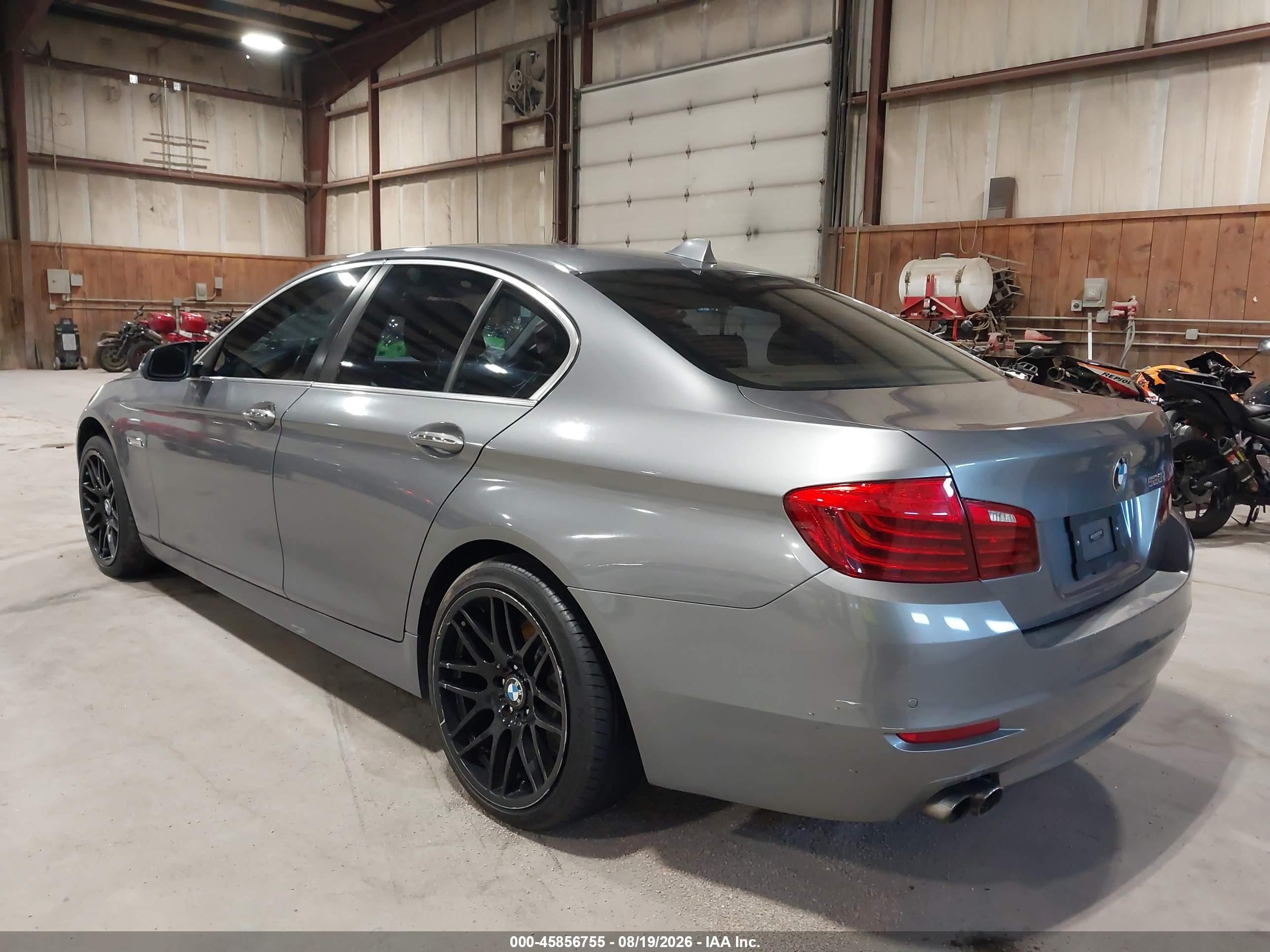 2014 Bmw 528 I Gray vin: WBA5A5C56ED505142