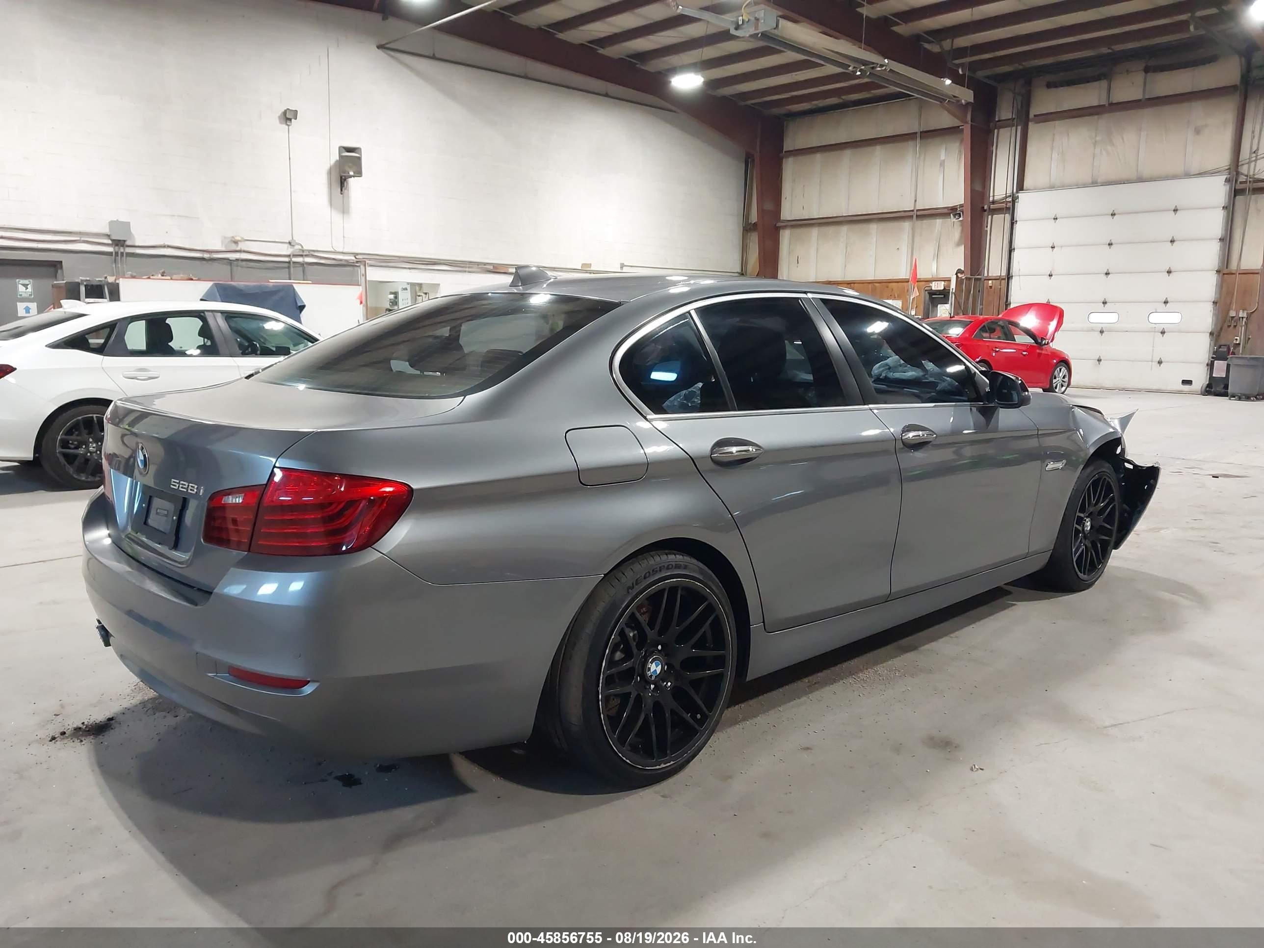 2014 Bmw 528 I Gray vin: WBA5A5C56ED505142