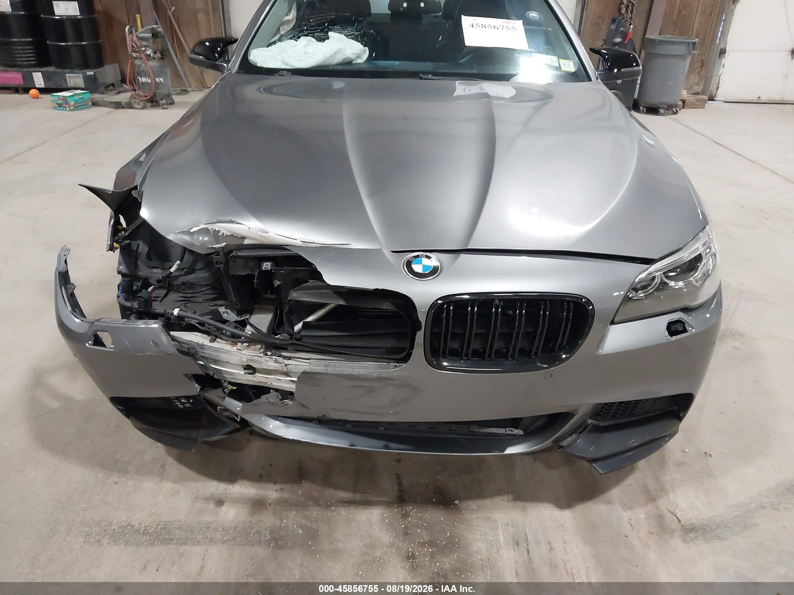 2014 Bmw 528 I Gray vin: WBA5A5C56ED505142