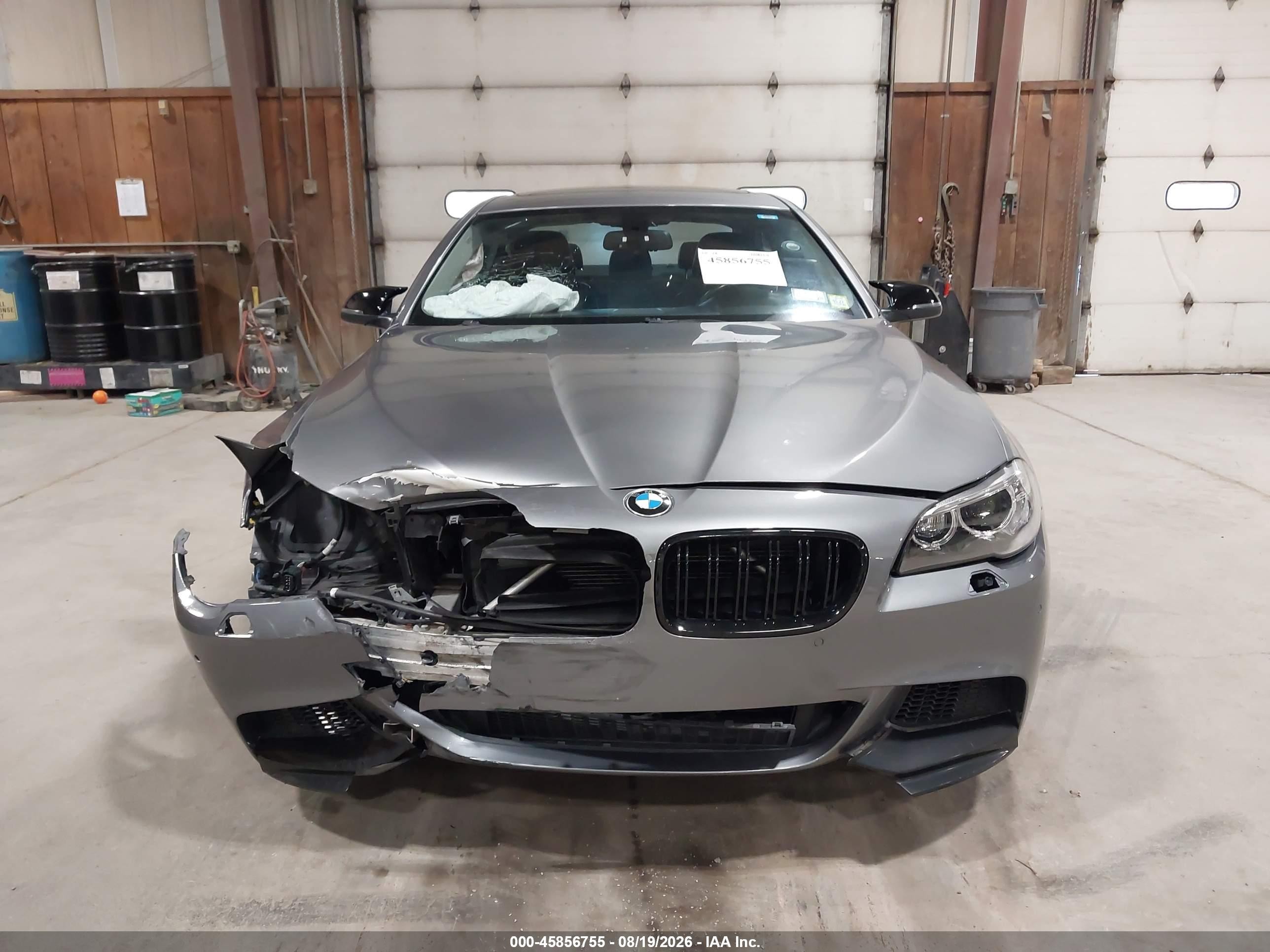 2014 Bmw 528 I Gray vin: WBA5A5C56ED505142