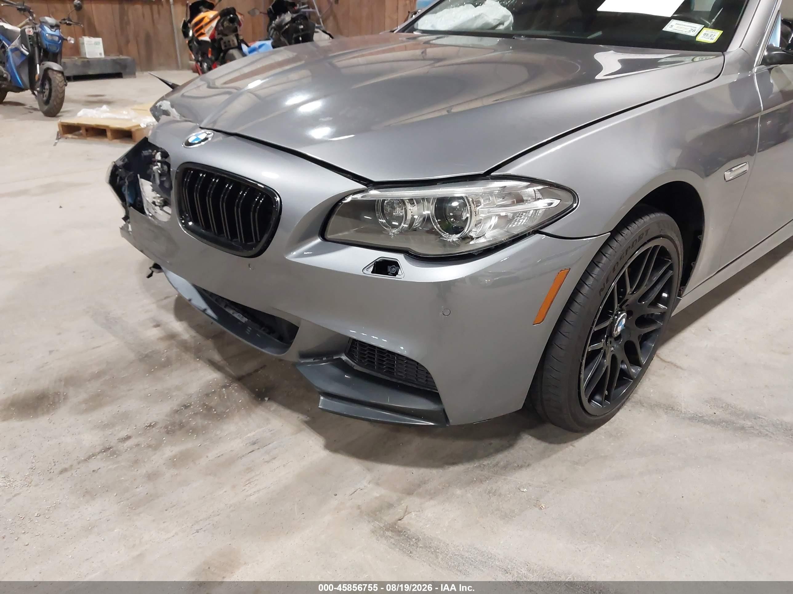 2014 Bmw 528 I Gray vin: WBA5A5C56ED505142