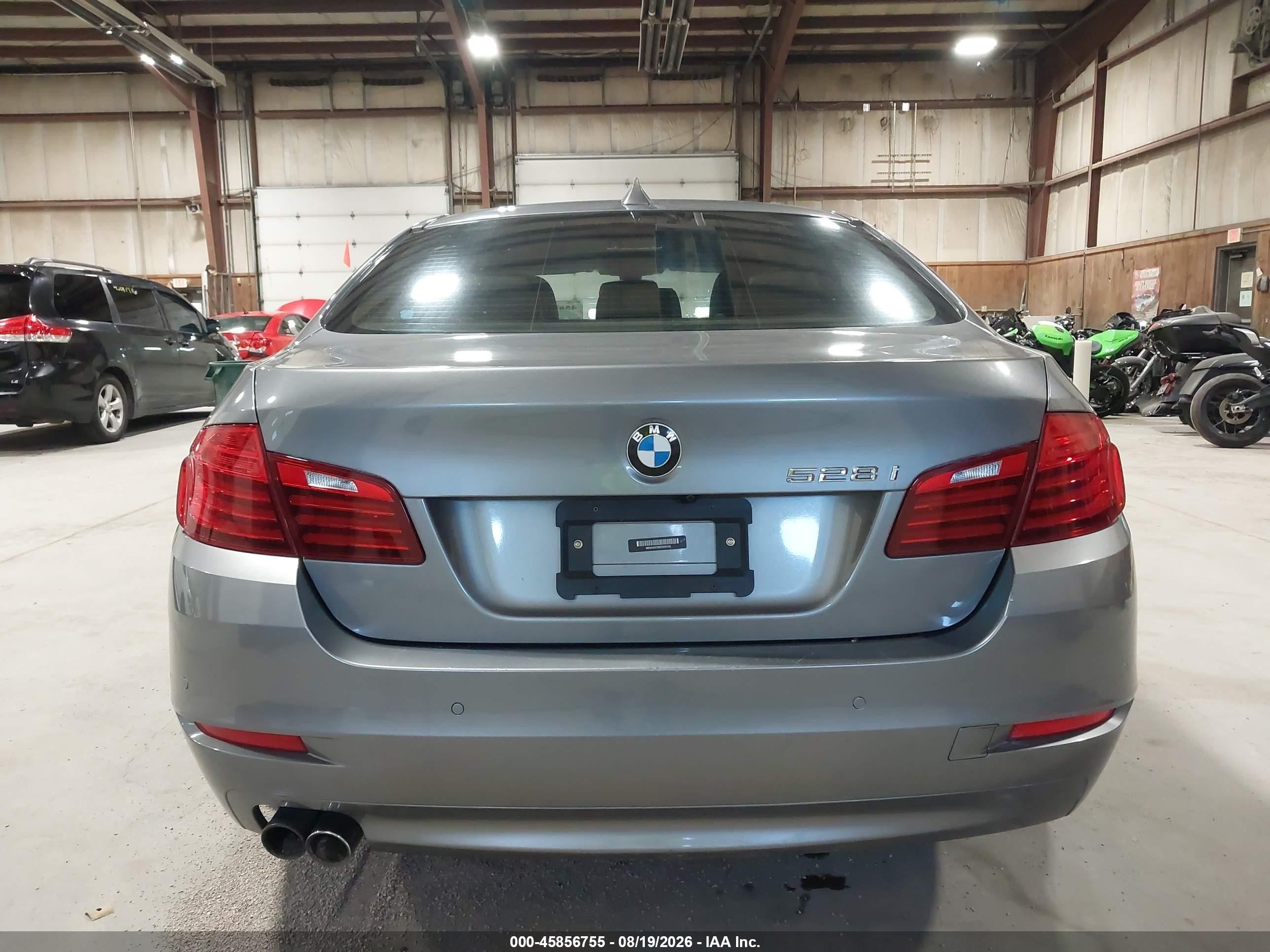 2014 Bmw 528 I Gray vin: WBA5A5C56ED505142