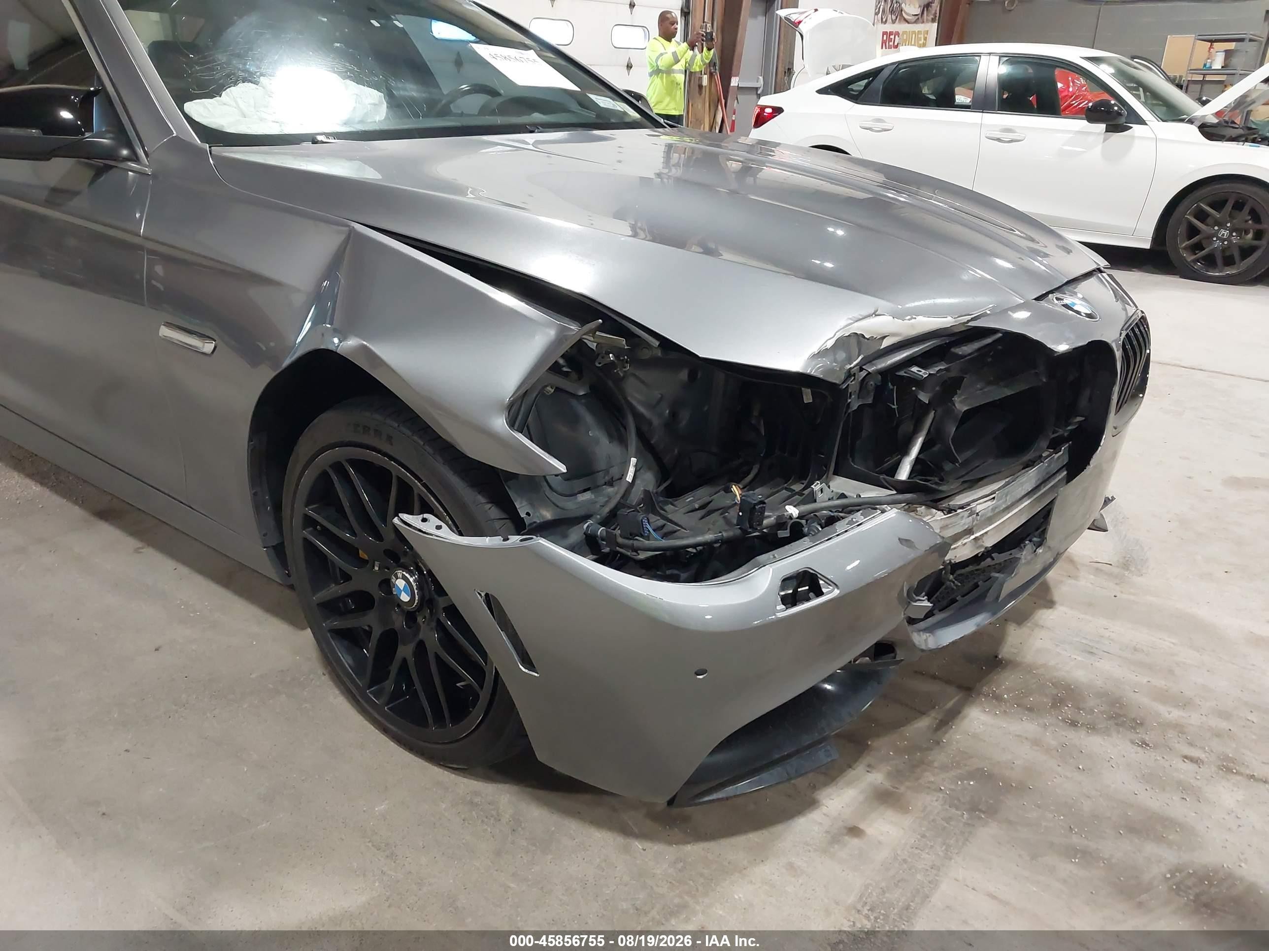 2014 Bmw 528 I Gray vin: WBA5A5C56ED505142