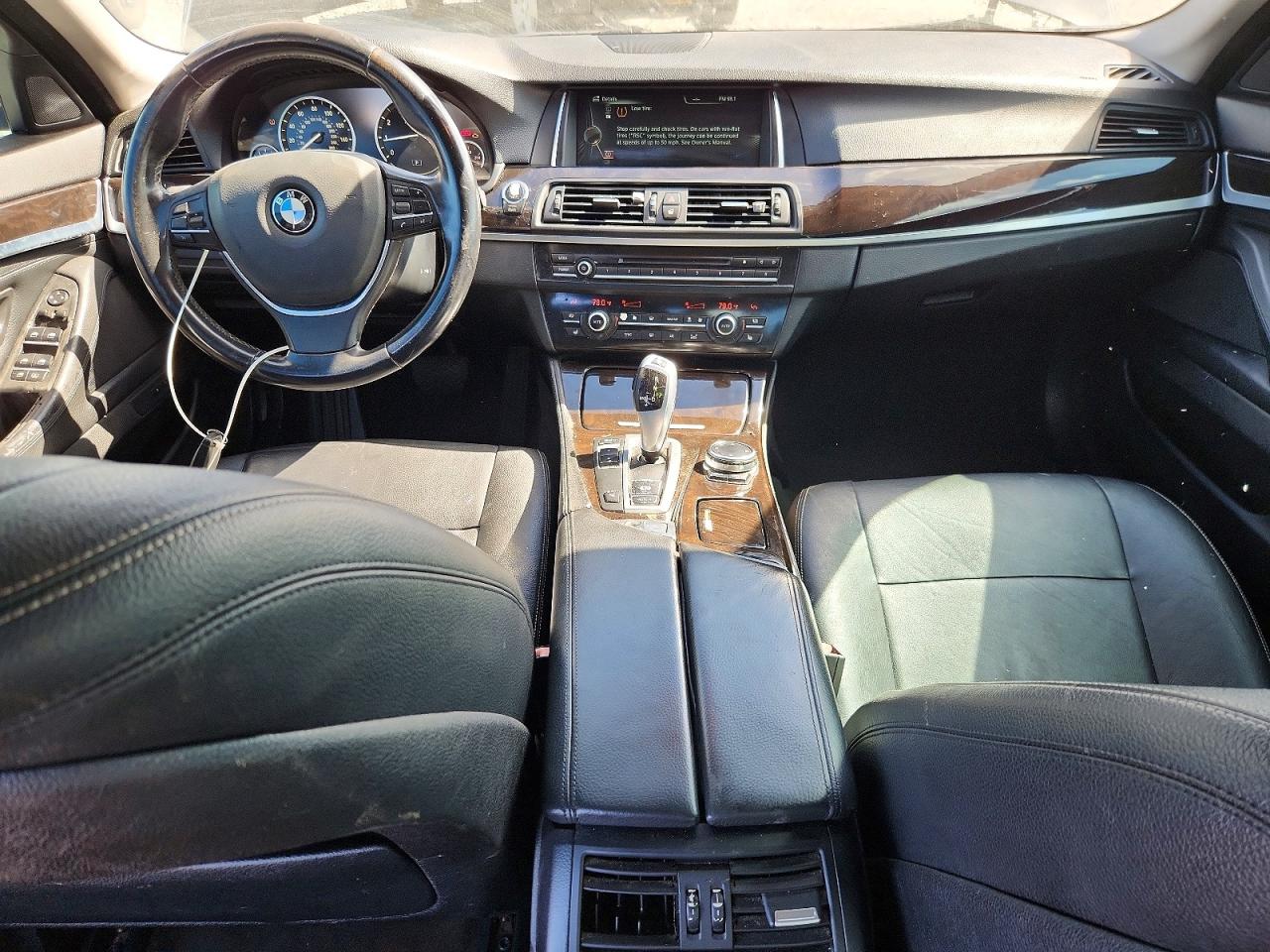 2014 Bmw 528 I Черный vin: WBA5A5C56ED506548
