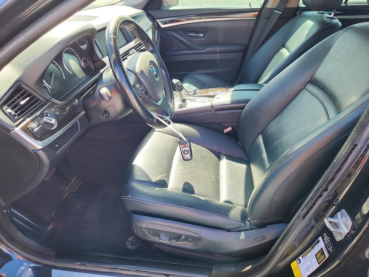2014 Bmw 528 I Черный vin: WBA5A5C56ED506548