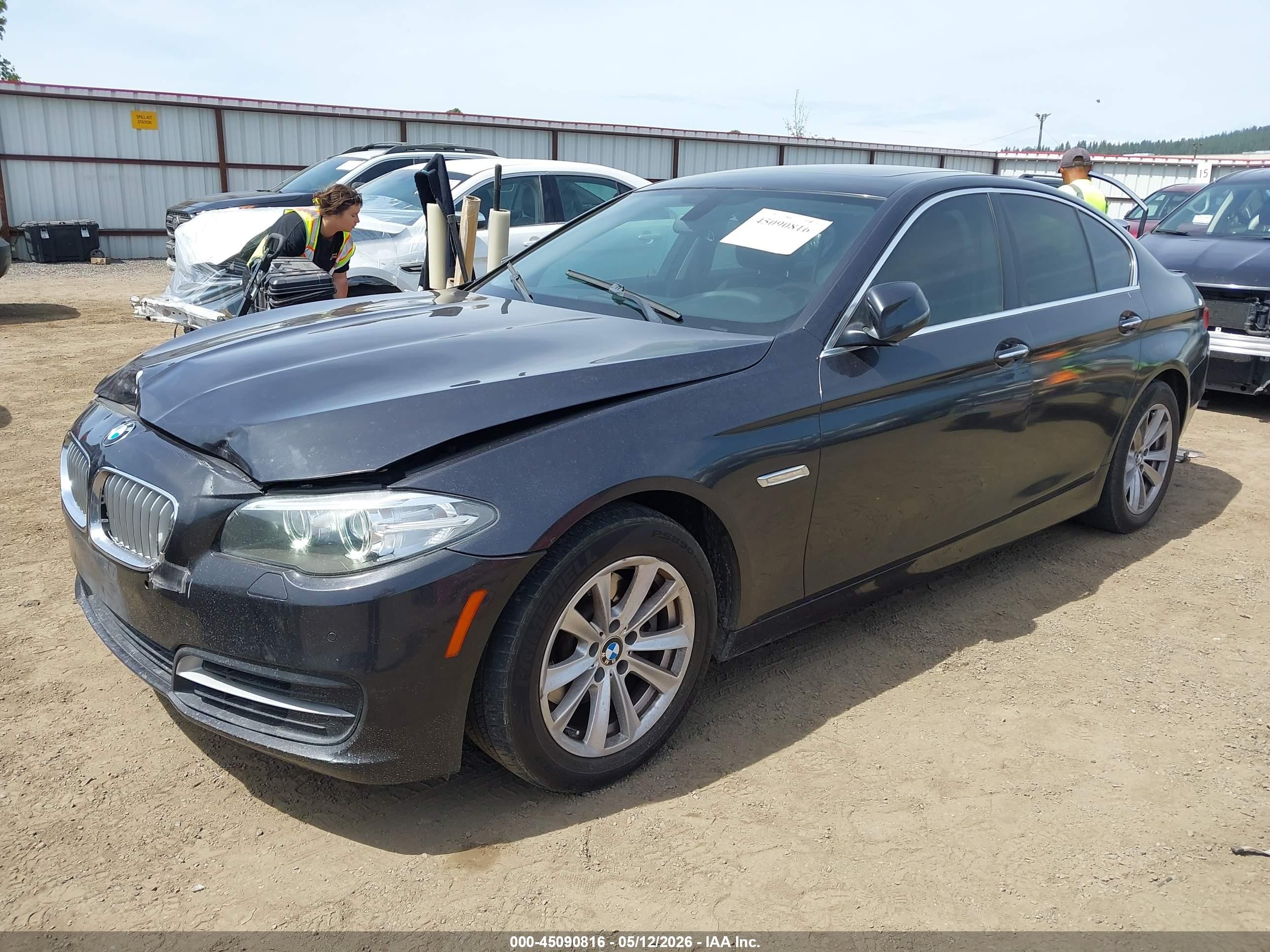2014 Bmw 528i   Black vin: WBA5A5C56ED511779
