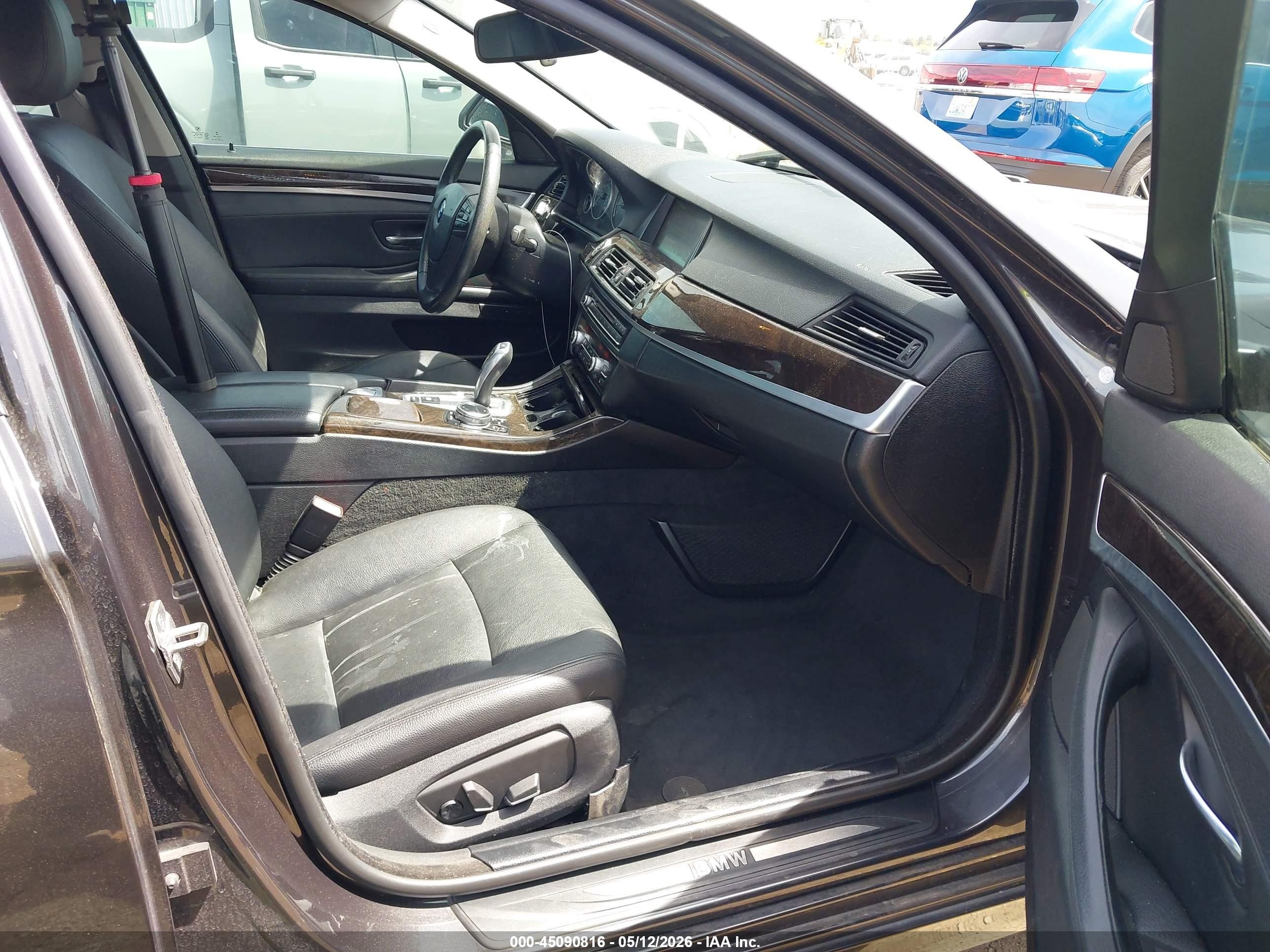 2014 Bmw 528i   Black vin: WBA5A5C56ED511779