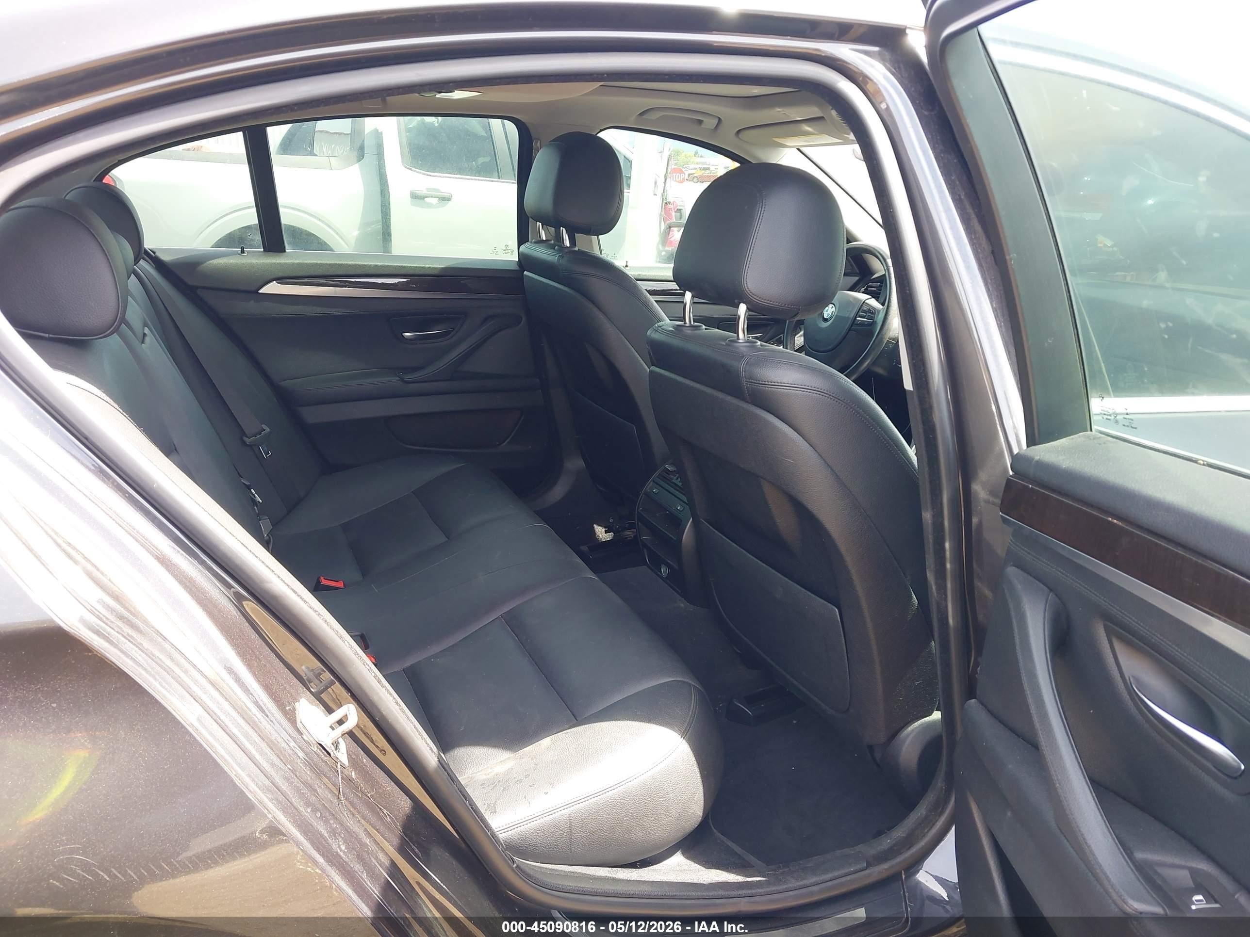 2014 Bmw 528i   Black vin: WBA5A5C56ED511779