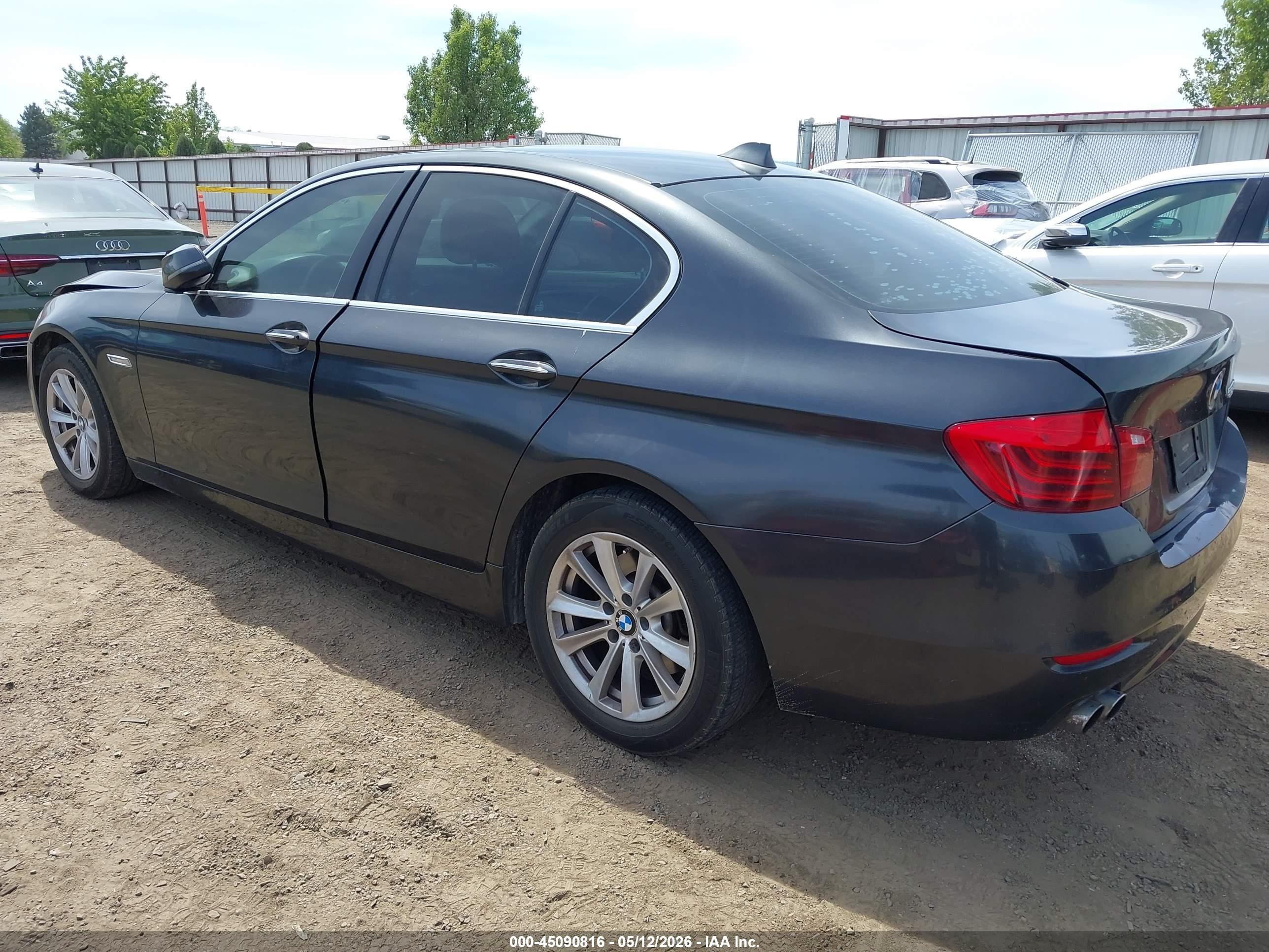 2014 Bmw 528i   Black vin: WBA5A5C56ED511779