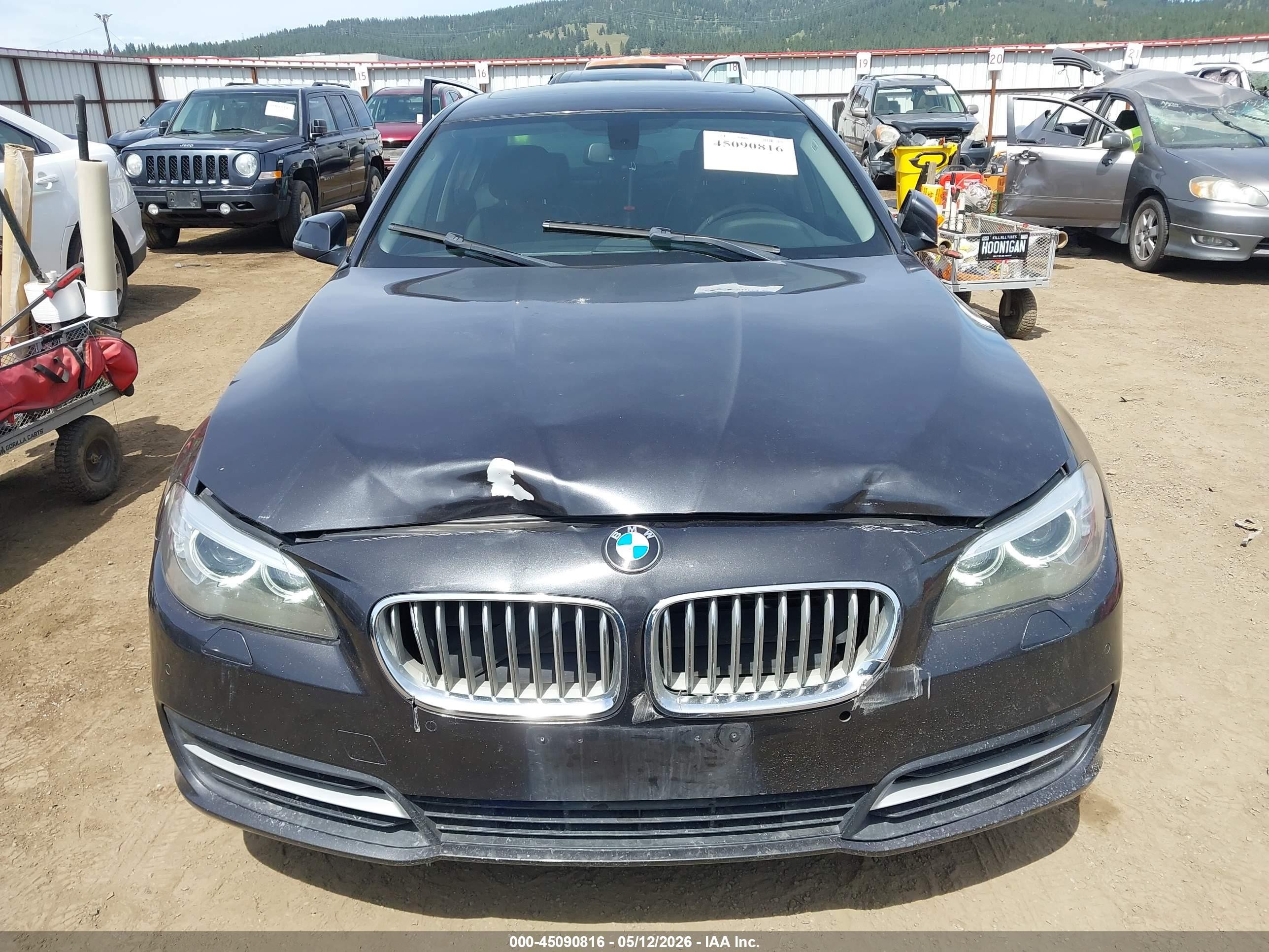 2014 Bmw 528i   Black vin: WBA5A5C56ED511779