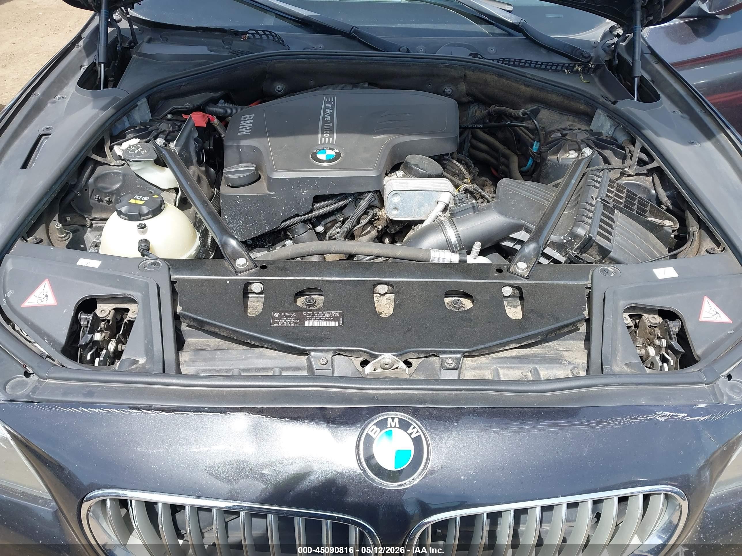 2014 Bmw 528i   Black vin: WBA5A5C56ED511779