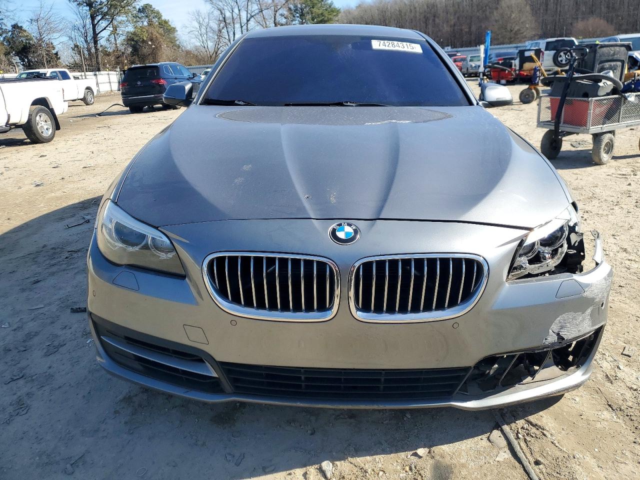 2014 Bmw 528 I Silver vin: WBA5A5C56ED511975