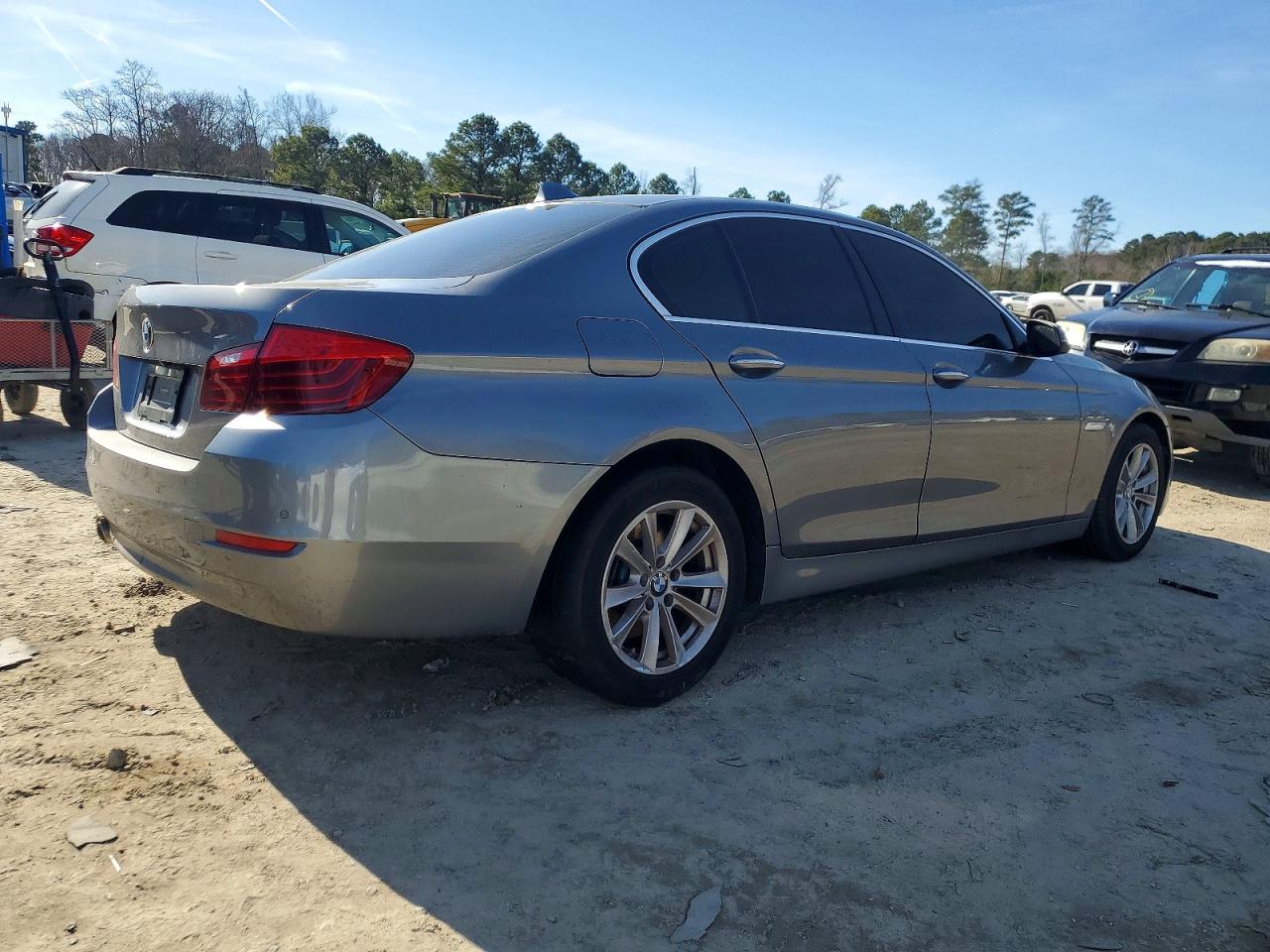 2014 Bmw 528 I Silver vin: WBA5A5C56ED511975