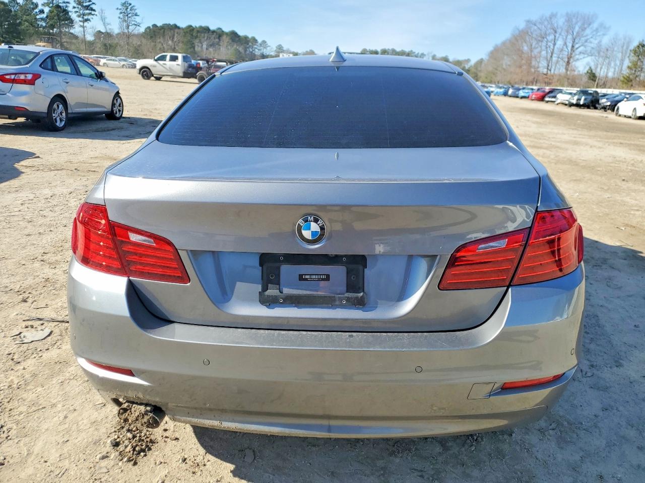 2014 Bmw 528 I Silver vin: WBA5A5C56ED511975