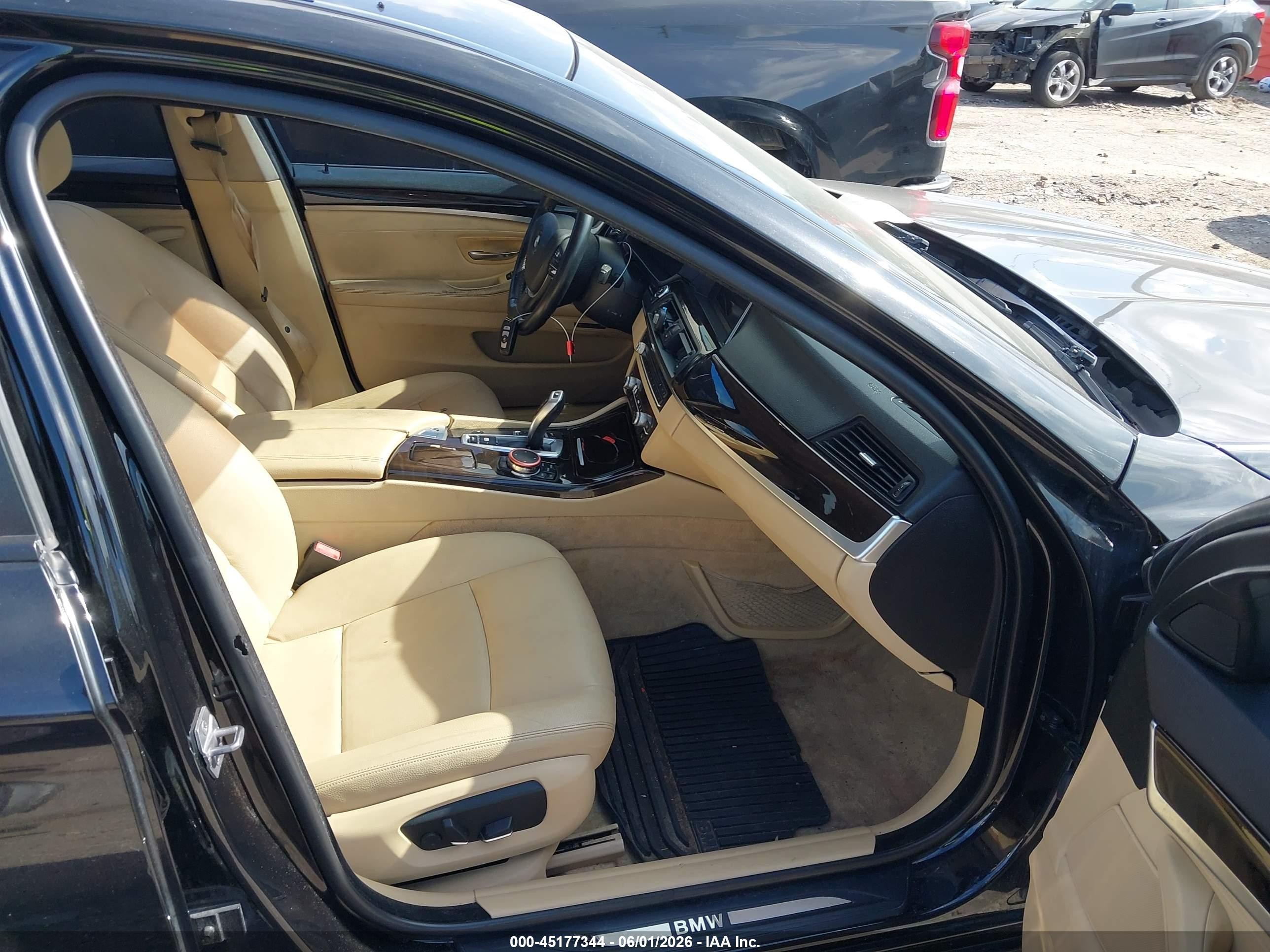 2015 Bmw 528i Black vin: WBA5A5C56FD518099