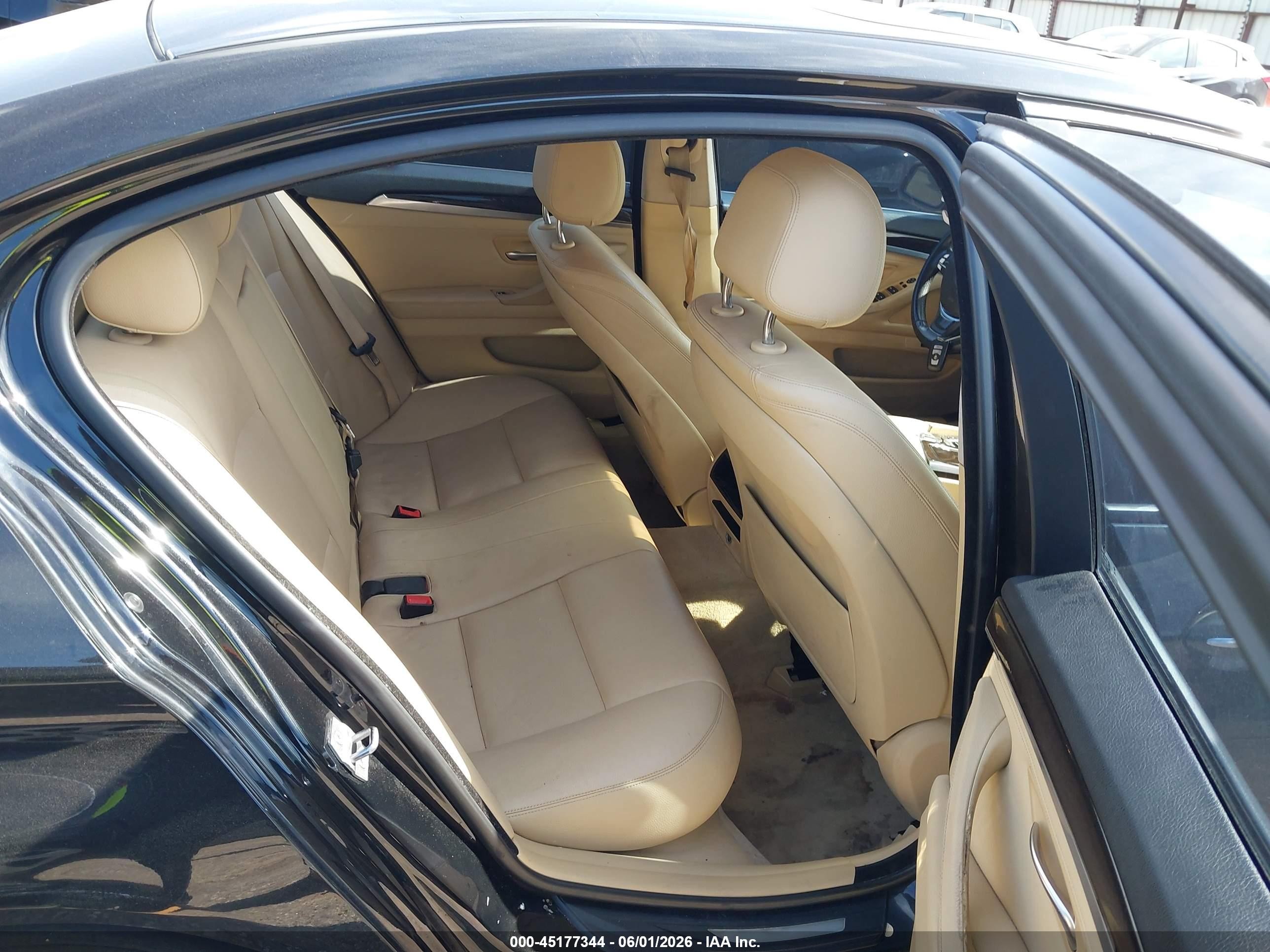 2015 Bmw 528i Black vin: WBA5A5C56FD518099