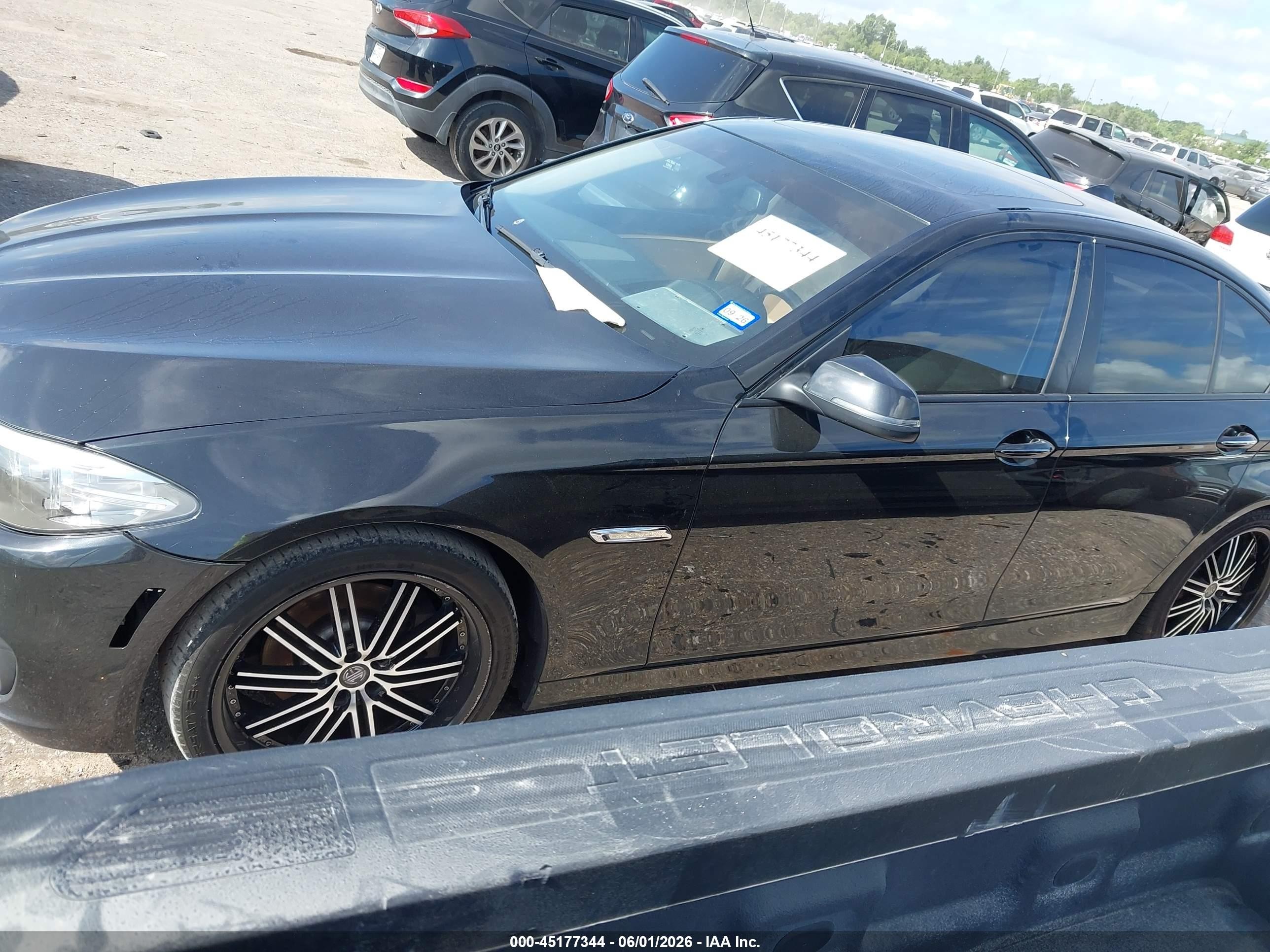 2015 Bmw 528i Black vin: WBA5A5C56FD518099