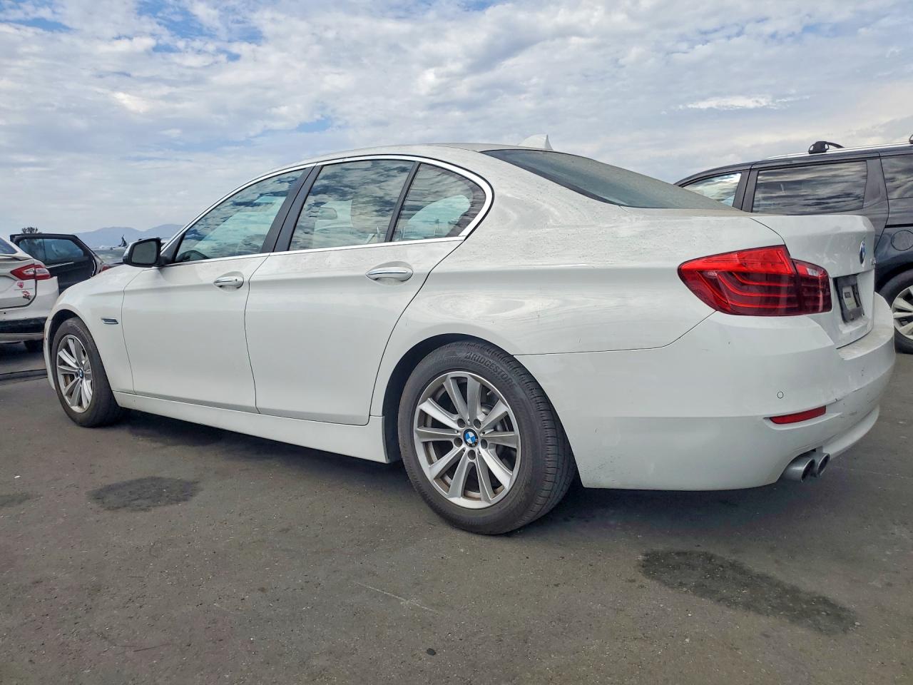 2015 Bmw 528 I White vin: WBA5A5C56FD518684