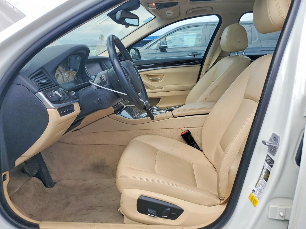 2015 Bmw 528 I White vin: WBA5A5C56FD518684