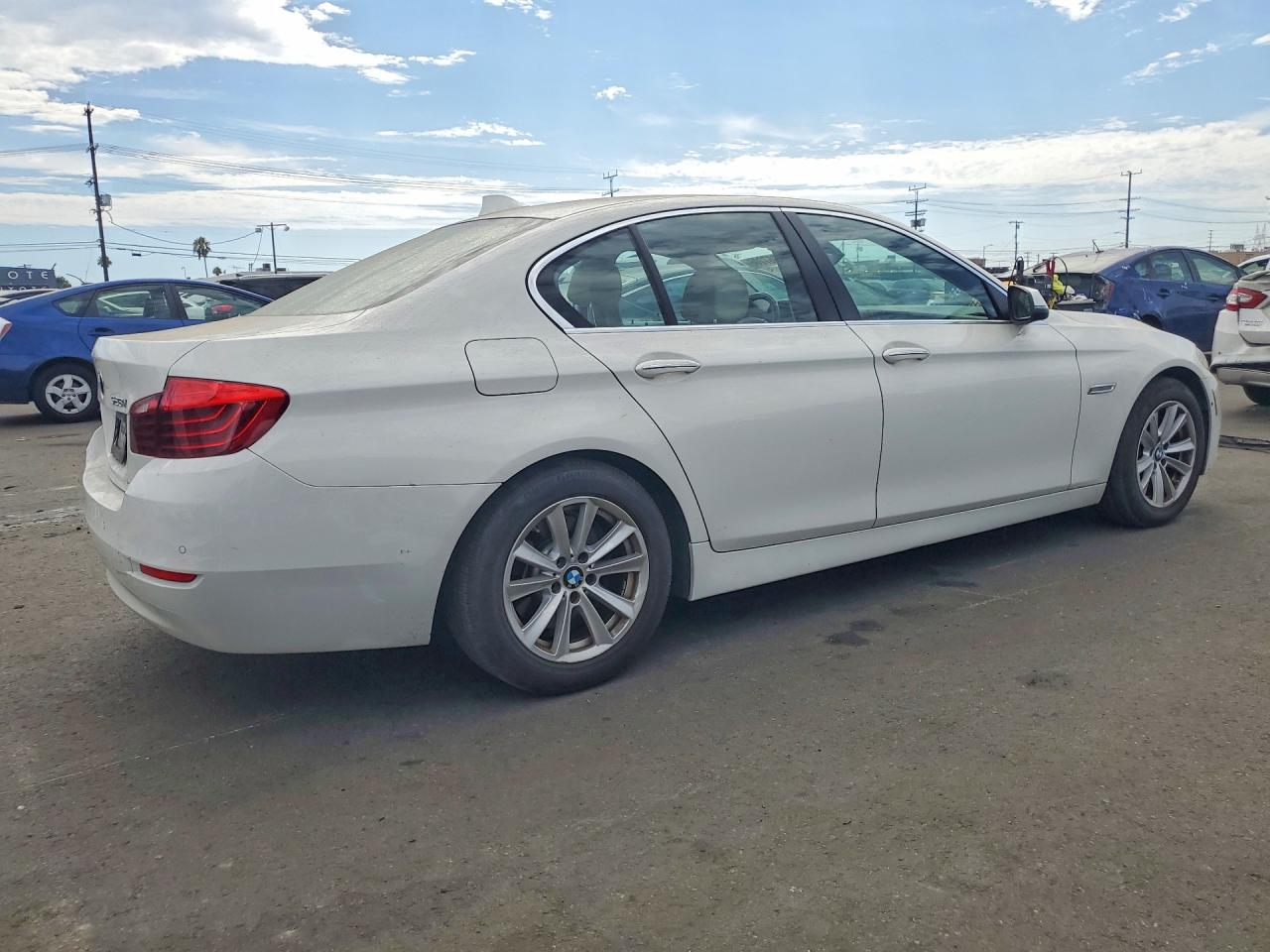 2015 Bmw 528 I White vin: WBA5A5C56FD518684