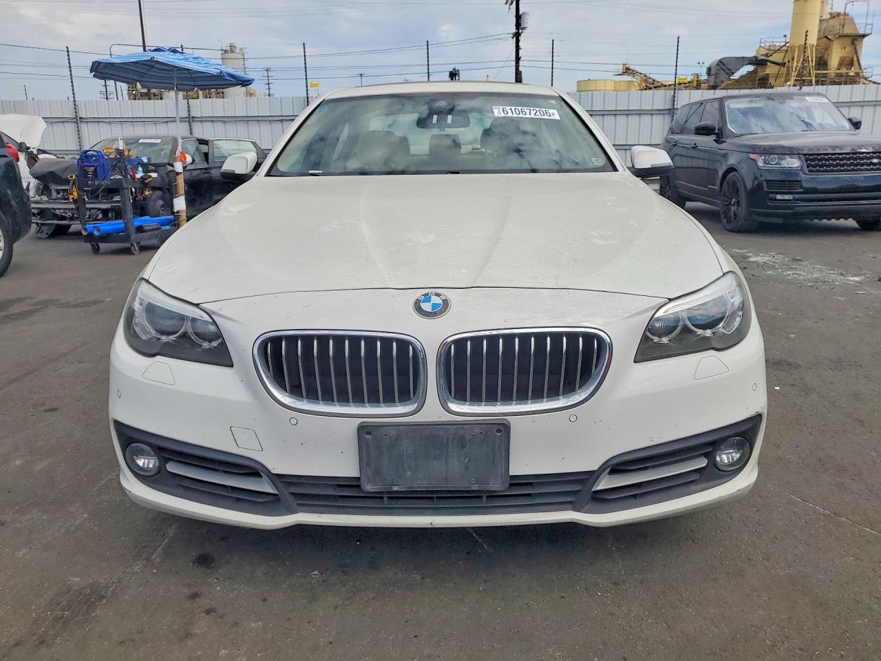 2015 Bmw 528 I White vin: WBA5A5C56FD518684