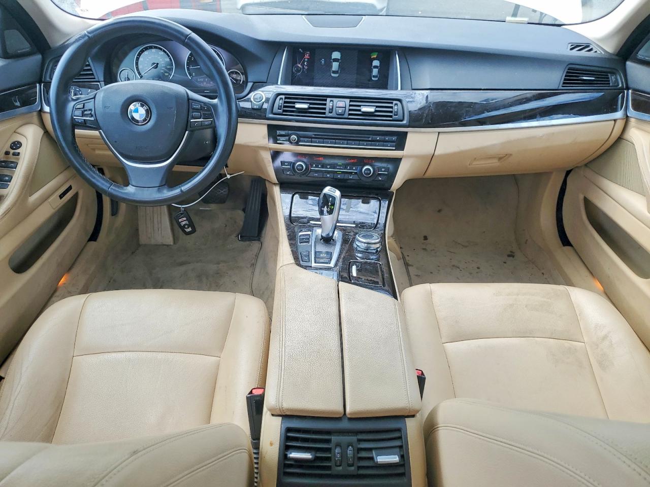 2015 Bmw 528 I White vin: WBA5A5C56FD518684