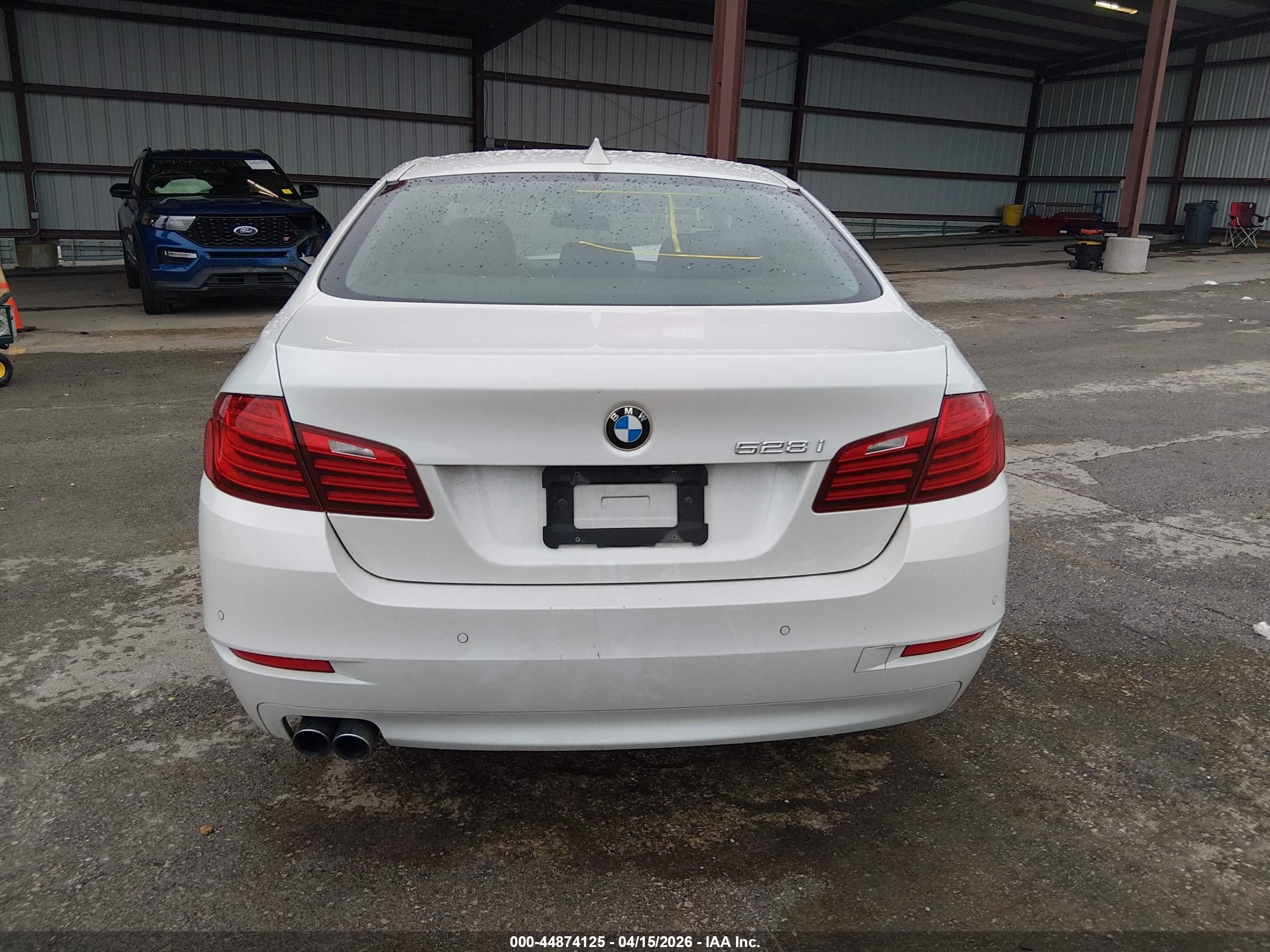 2015 Bmw 528i   White vin: WBA5A5C56FD520709