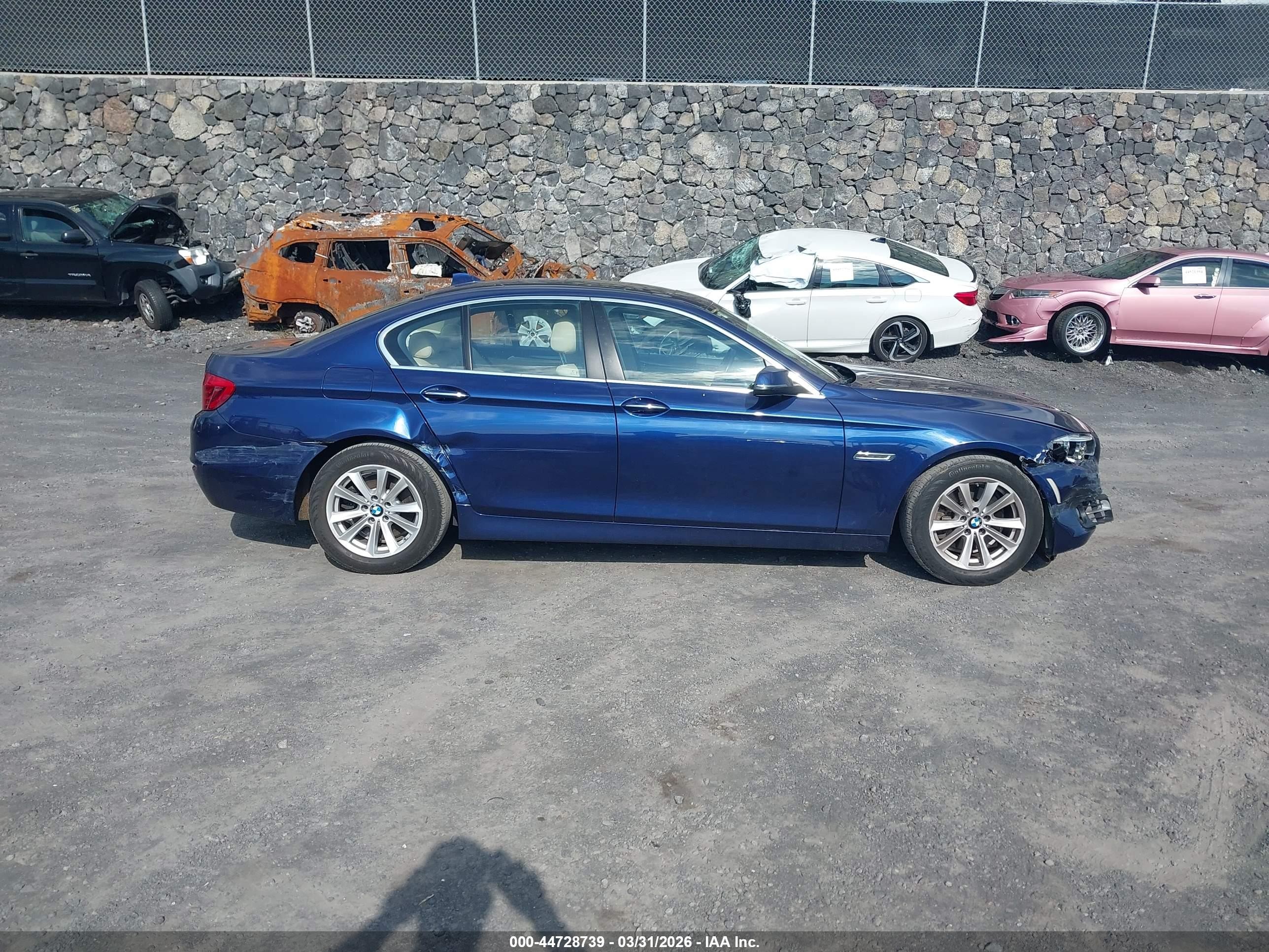 2015 Bmw 528i   Blue vin: WBA5A5C56FD520886