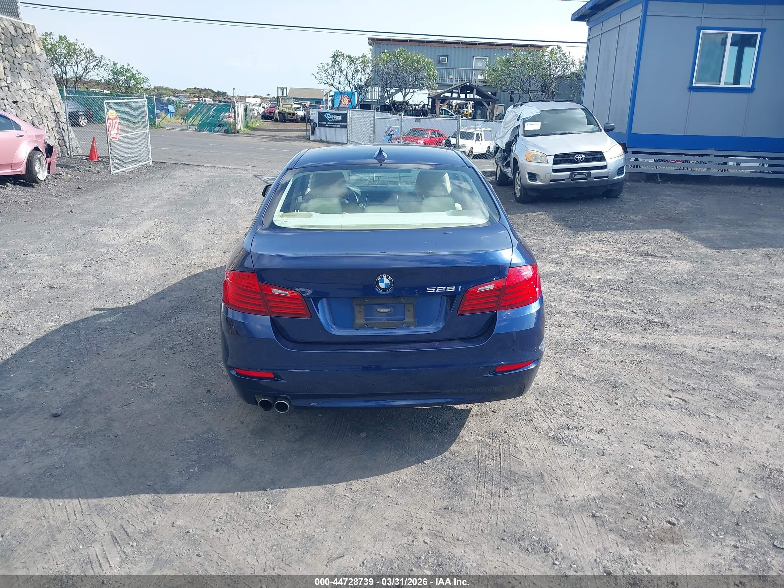 2015 Bmw 528i   Blue vin: WBA5A5C56FD520886