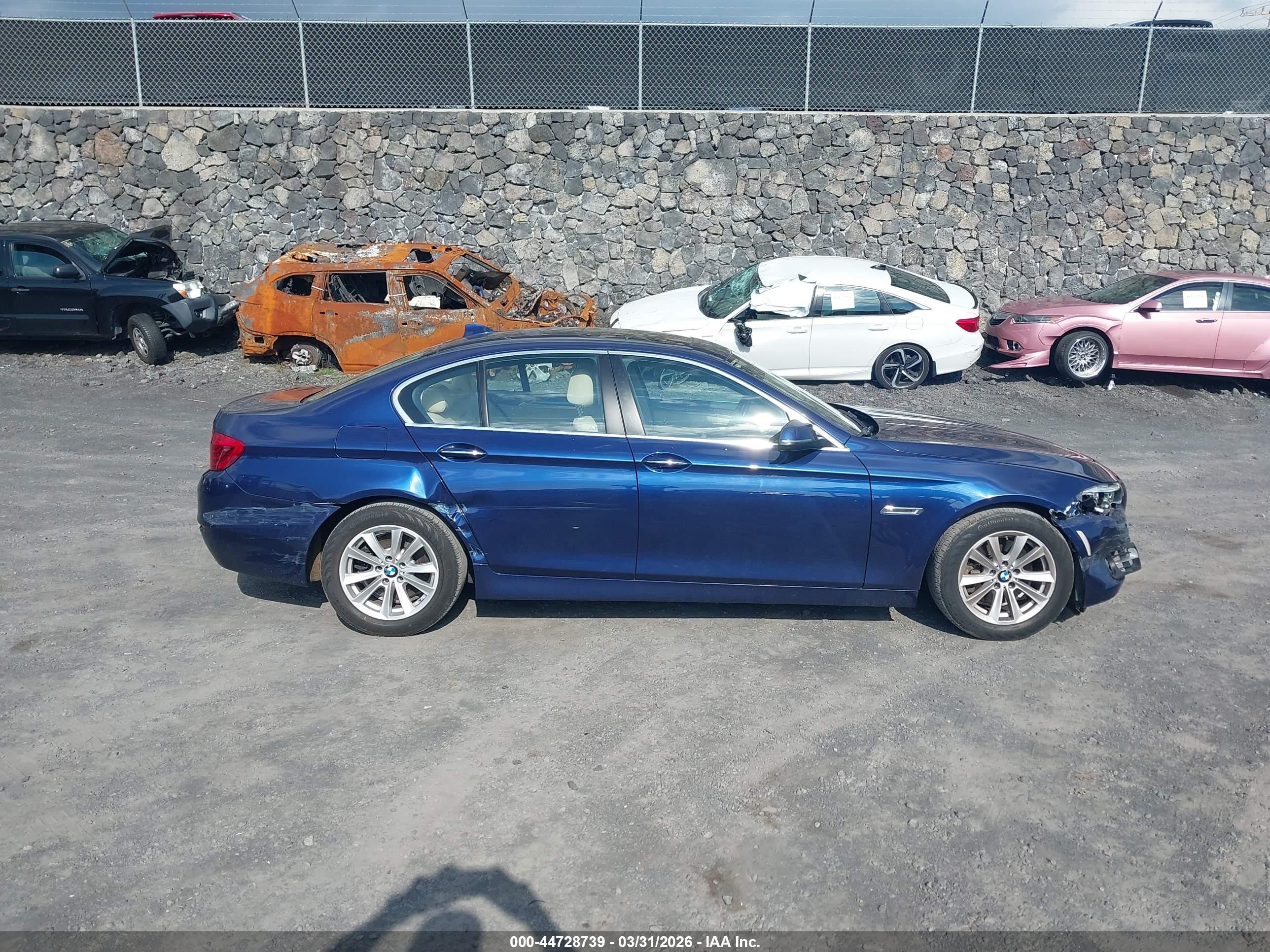 2015 Bmw 528i   Blue vin: WBA5A5C56FD520886