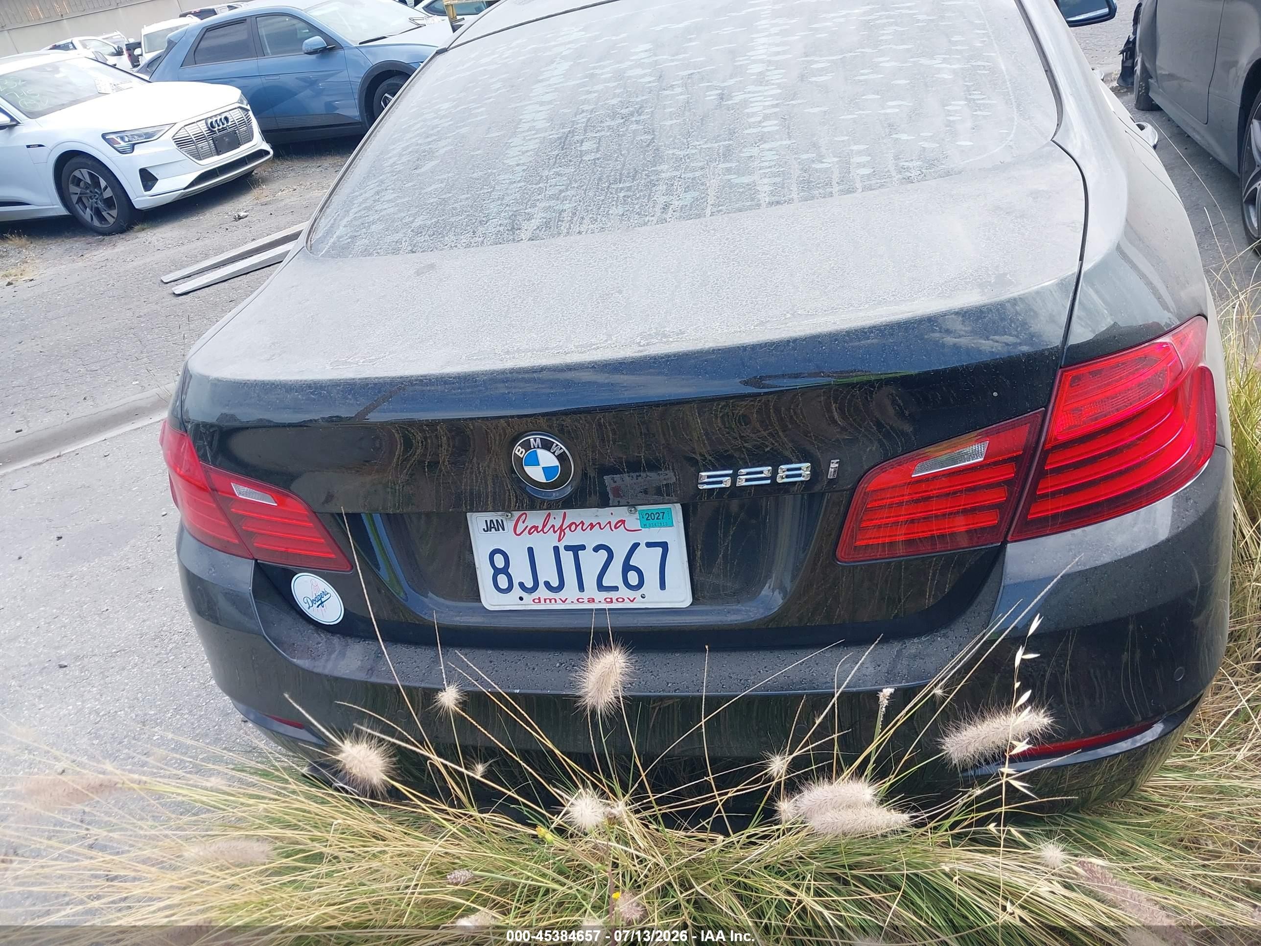 2015 Bmw 528i   Черный vin: WBA5A5C56FD522167