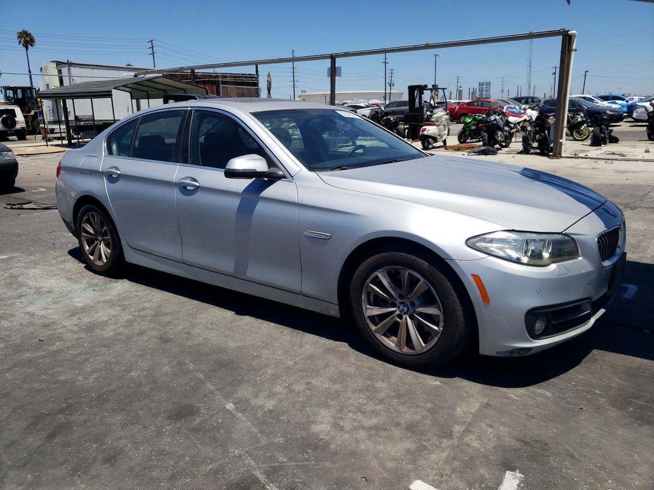 2015 Bmw 528 I Gray vin: WBA5A5C56FD522668