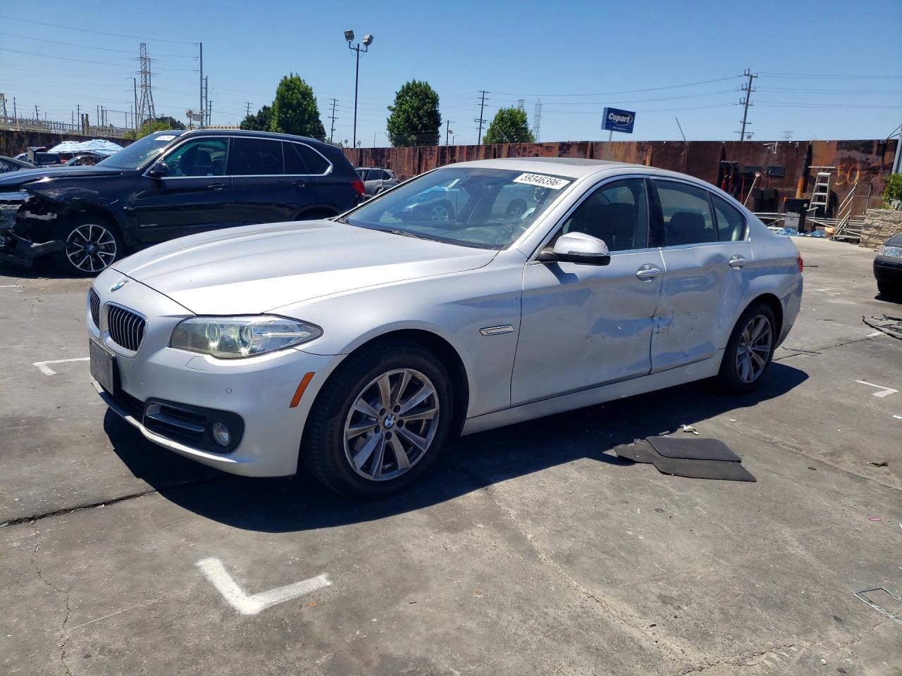 2015 Bmw 528 I Gray vin: WBA5A5C56FD522668