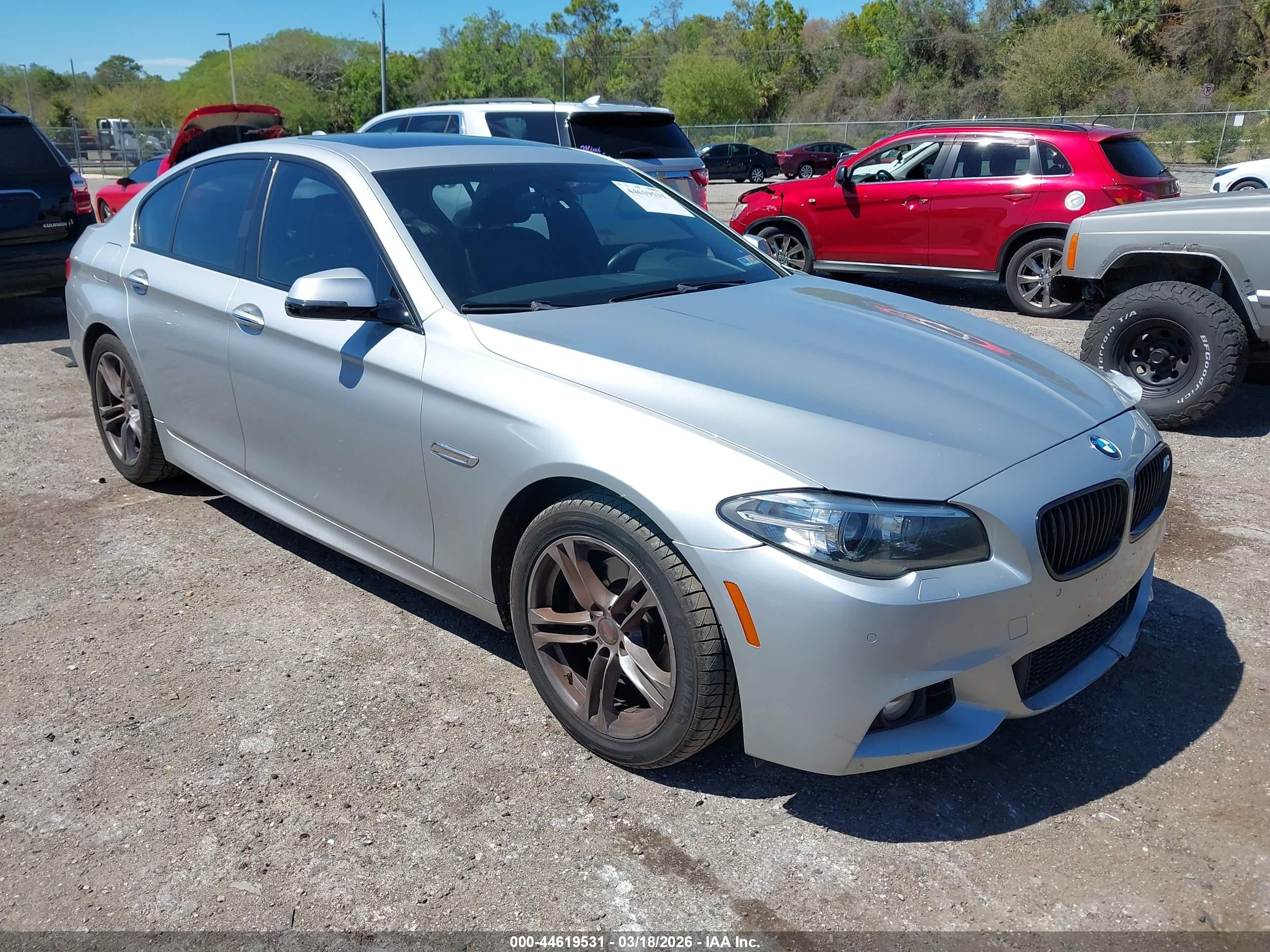 2015 Bmw 528i   Серебряный vin: WBA5A5C56FD523190