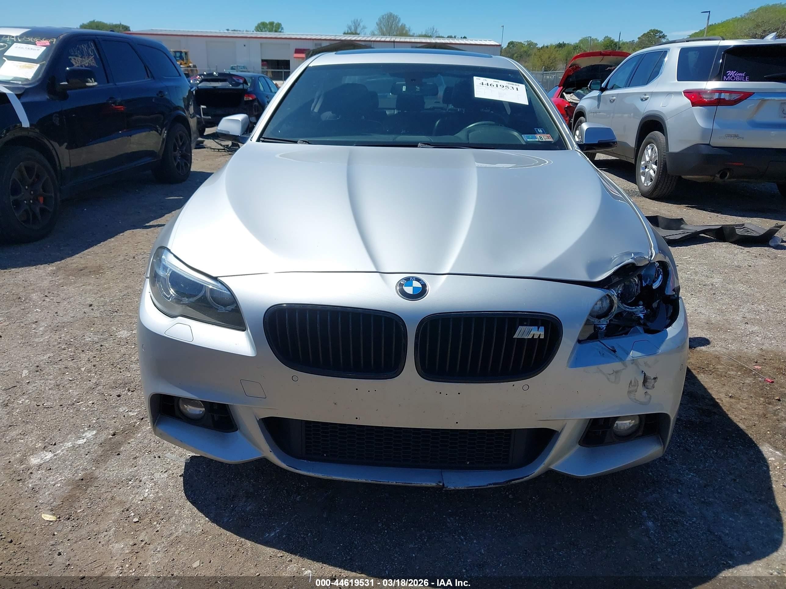 2015 Bmw 528i   Silver vin: WBA5A5C56FD523190