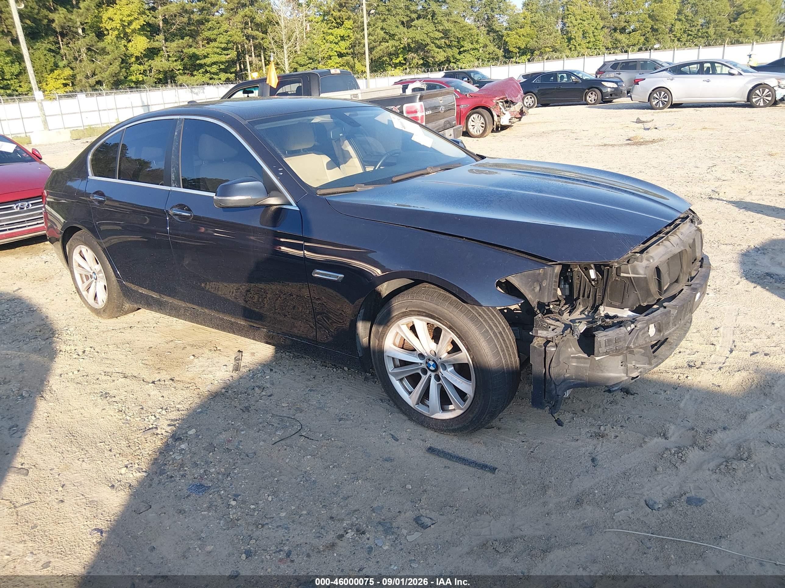 2015 Bmw 528i   Black vin: WBA5A5C56FD523402