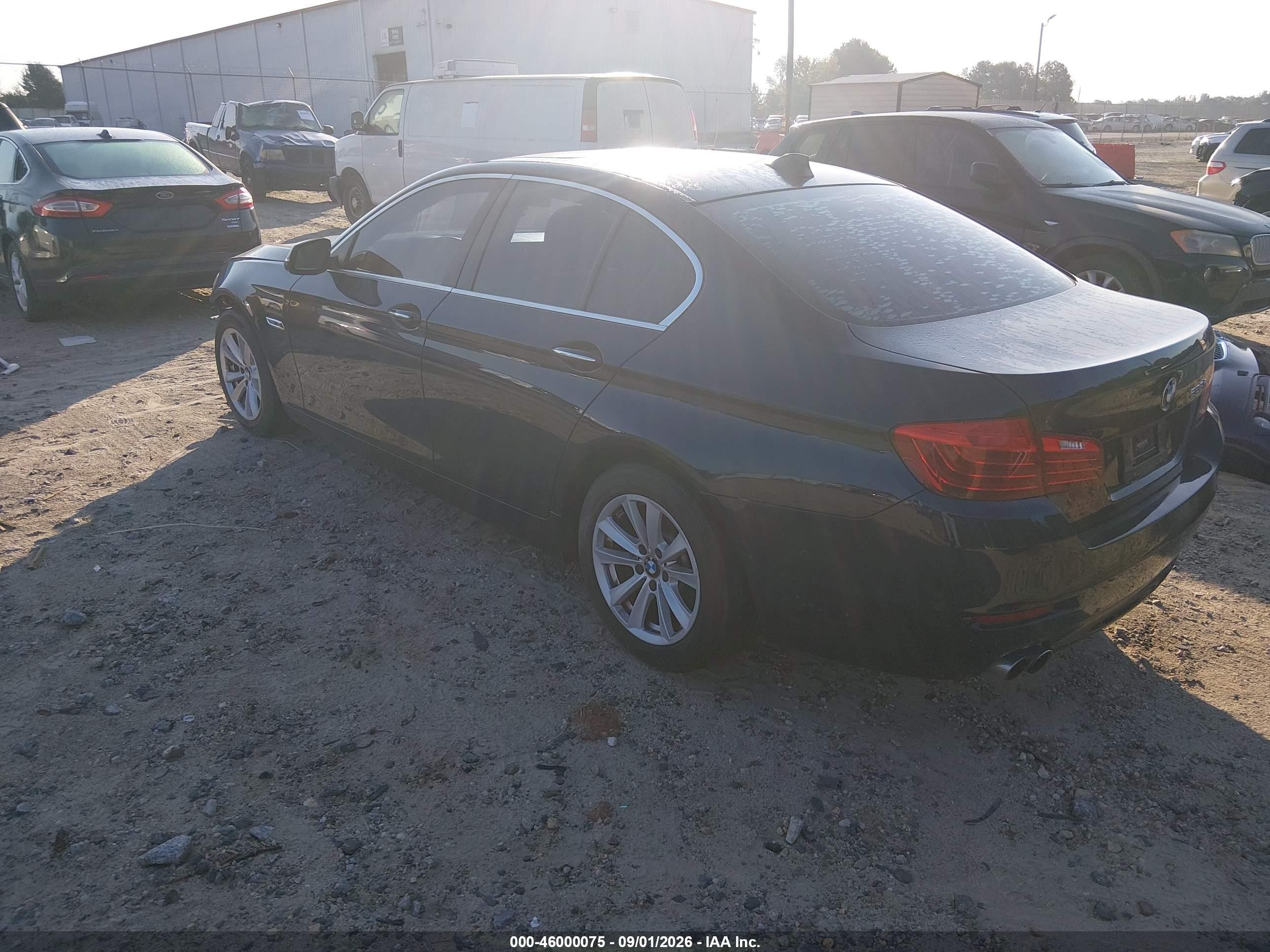 2015 Bmw 528i   Black vin: WBA5A5C56FD523402