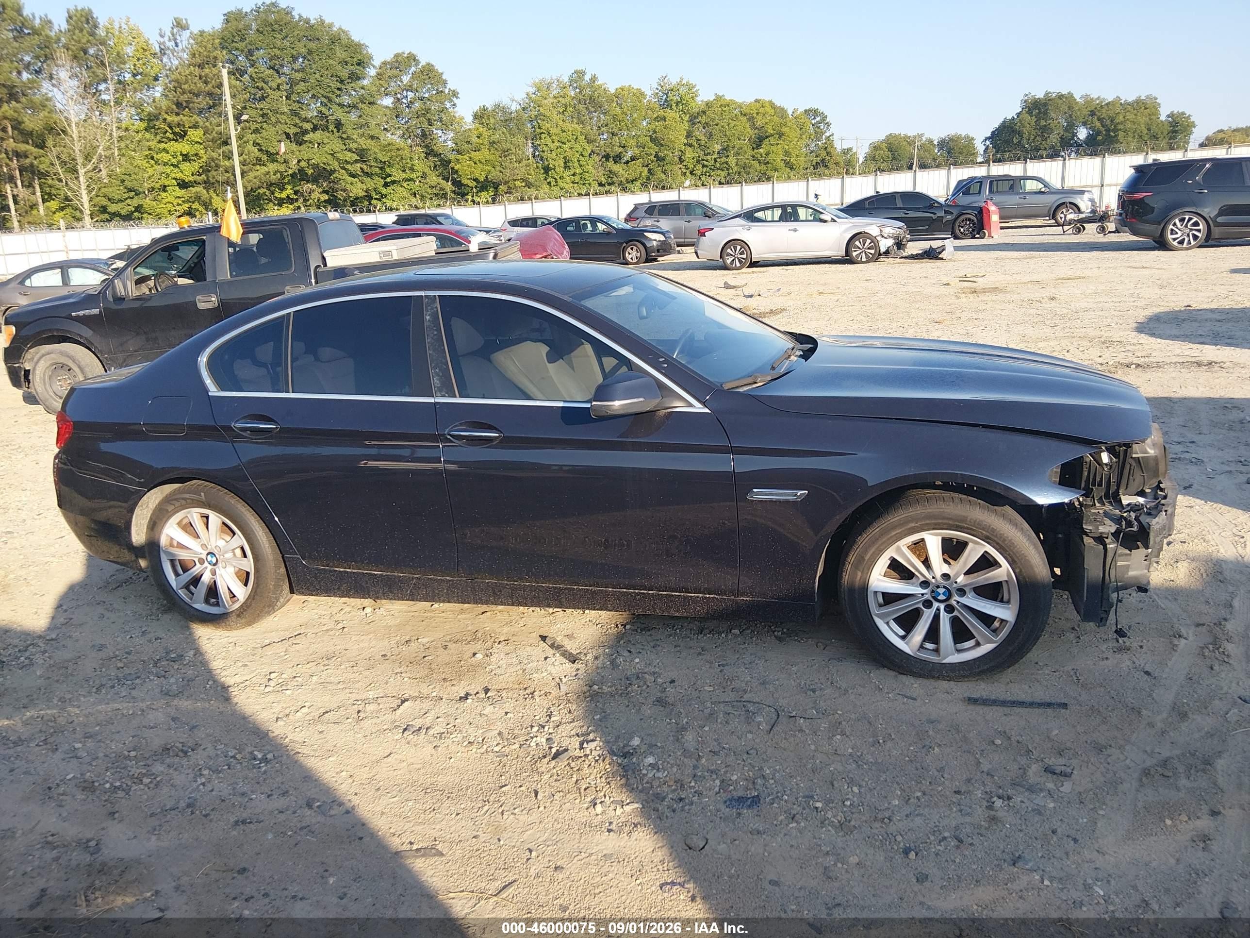 2015 Bmw 528i   Black vin: WBA5A5C56FD523402