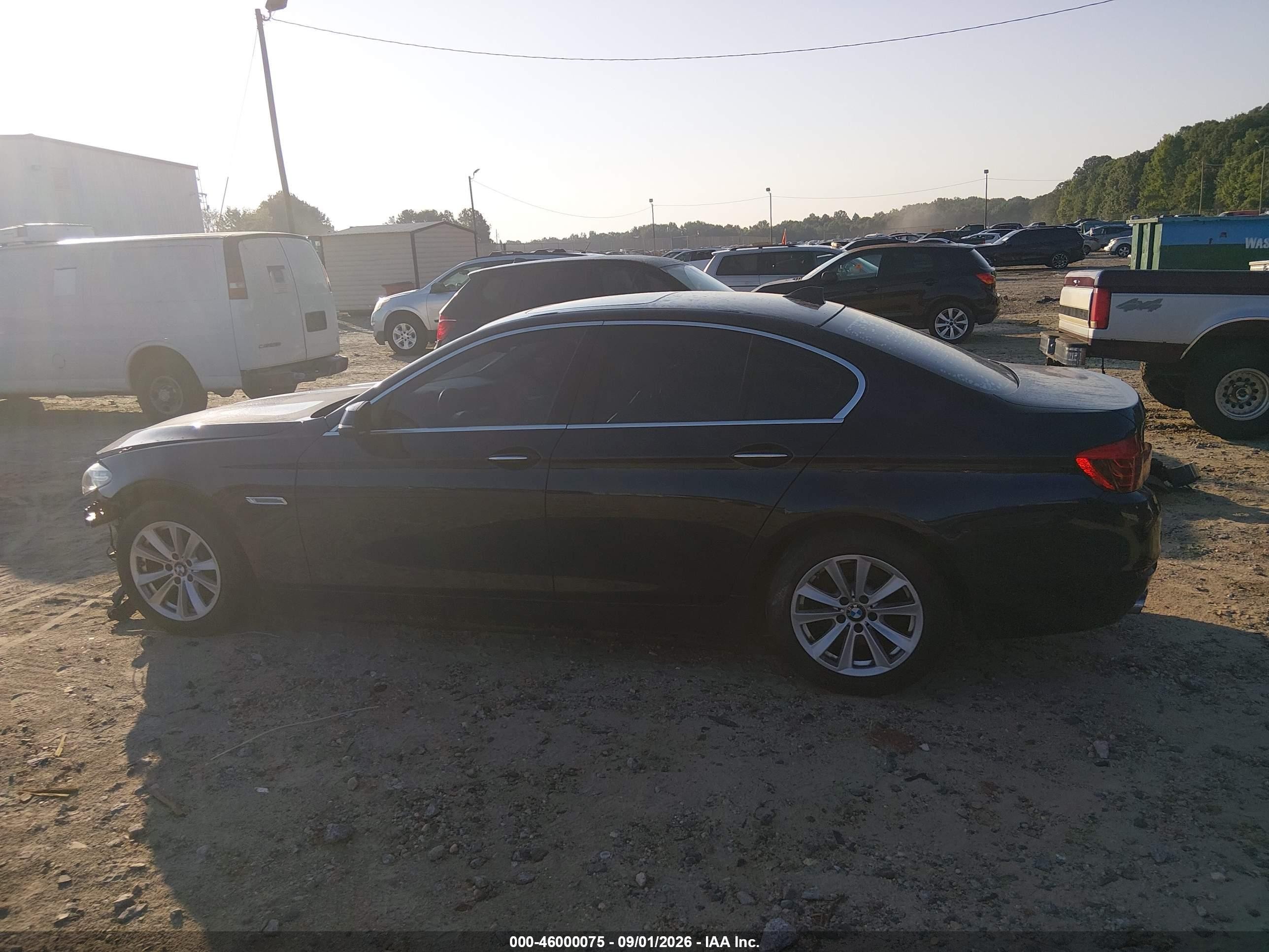 2015 Bmw 528i   Black vin: WBA5A5C56FD523402