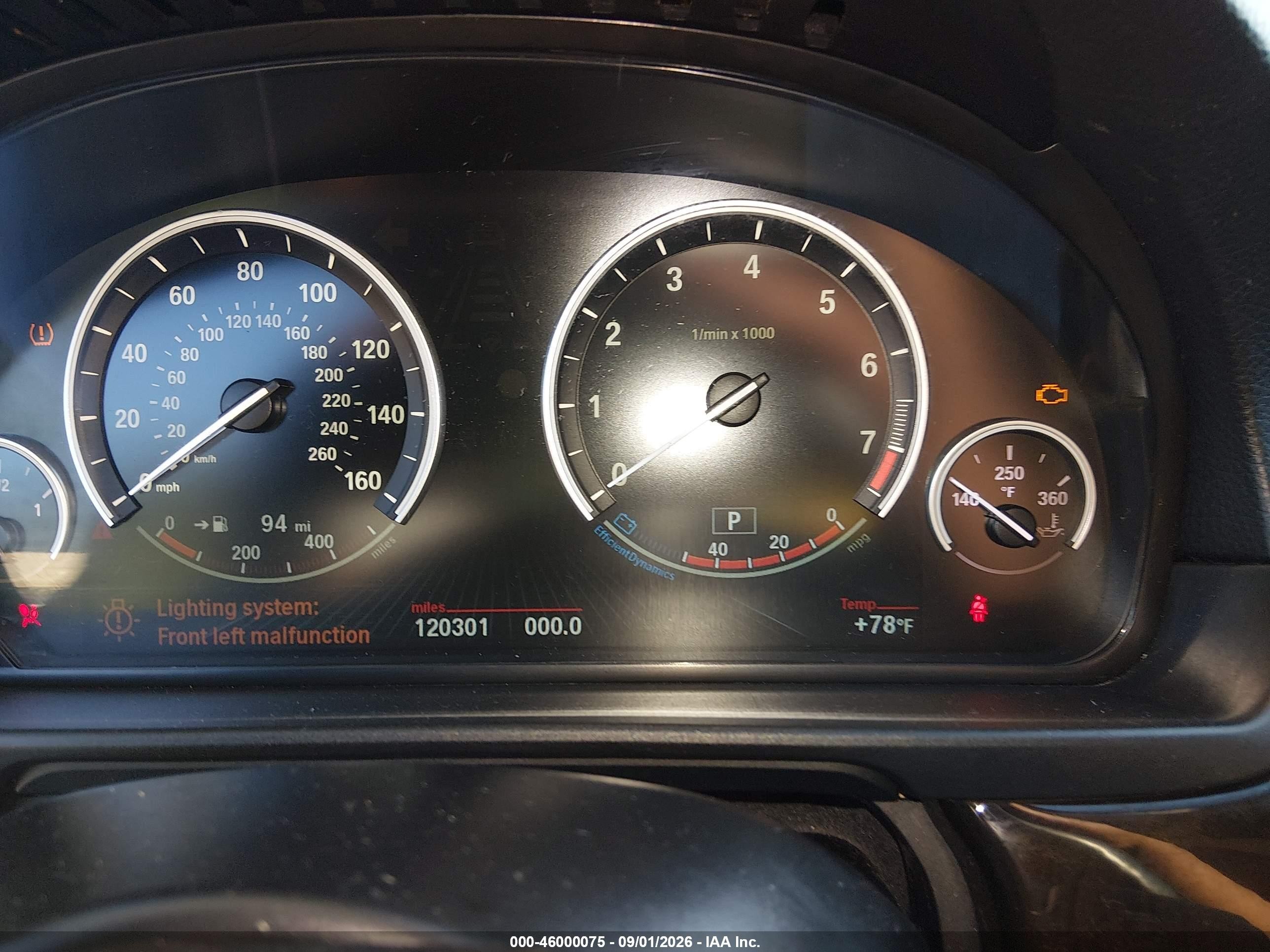 2015 Bmw 528i   Black vin: WBA5A5C56FD523402